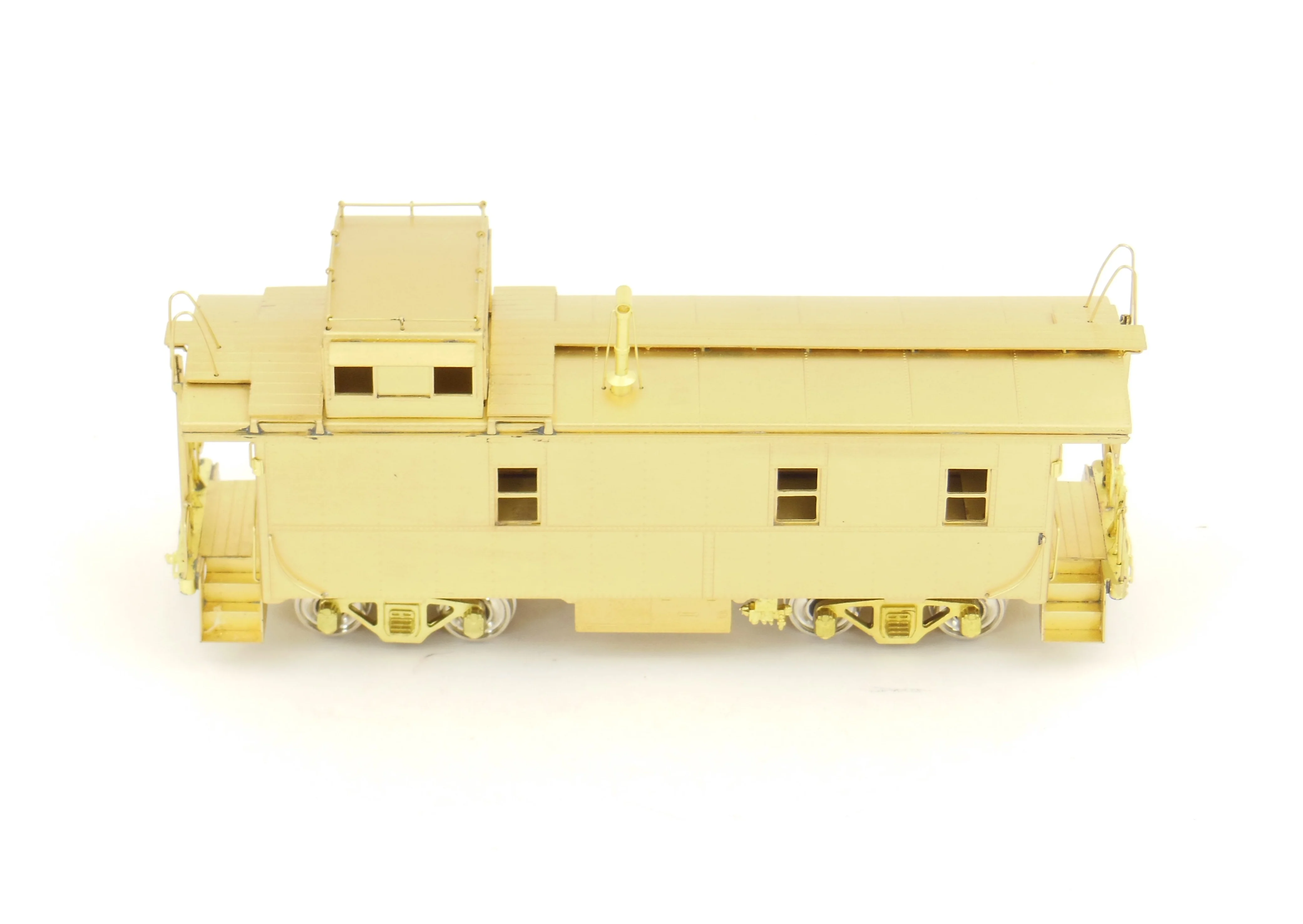 HO Brass Oriental Limited ATSF - Santa Fe Original Round Roof Caboose - Image 6