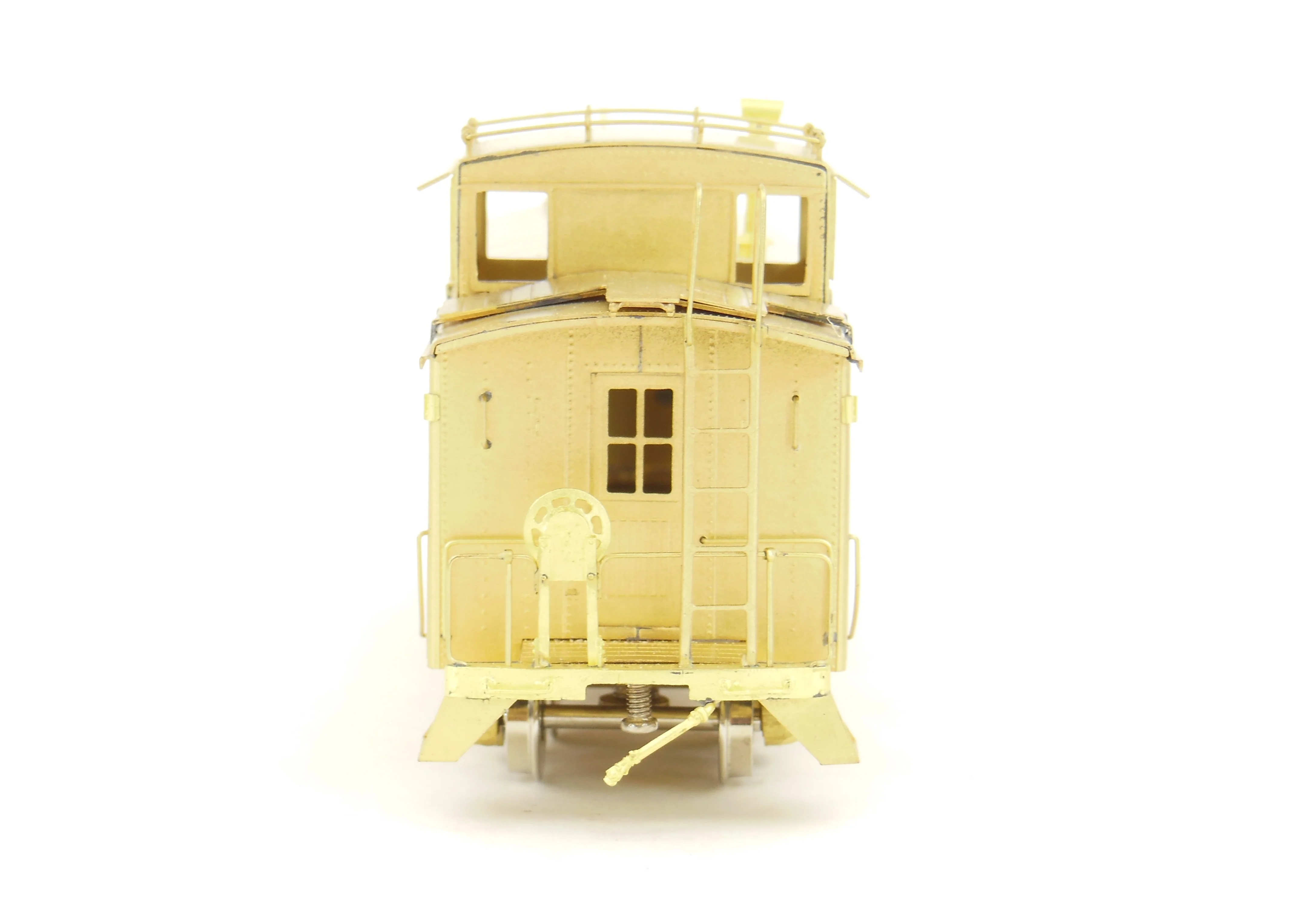 HO Brass Oriental Limited ATSF - Santa Fe Original Round Roof Caboose - Image 8