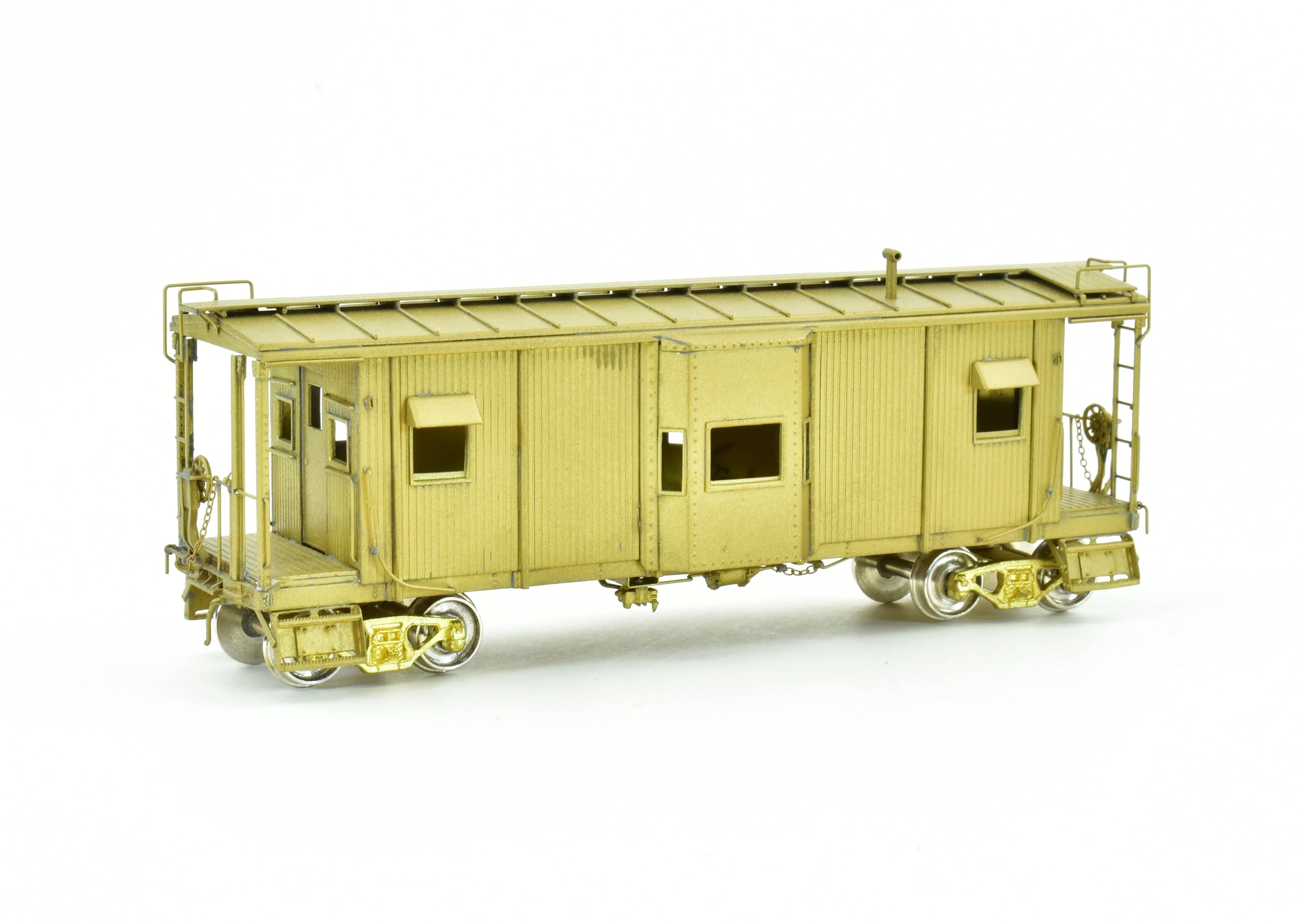 HO Brass Oriental Limited B&O -Baltimore & Ohio I-13 Wood Bay Window Caboose - Image 10