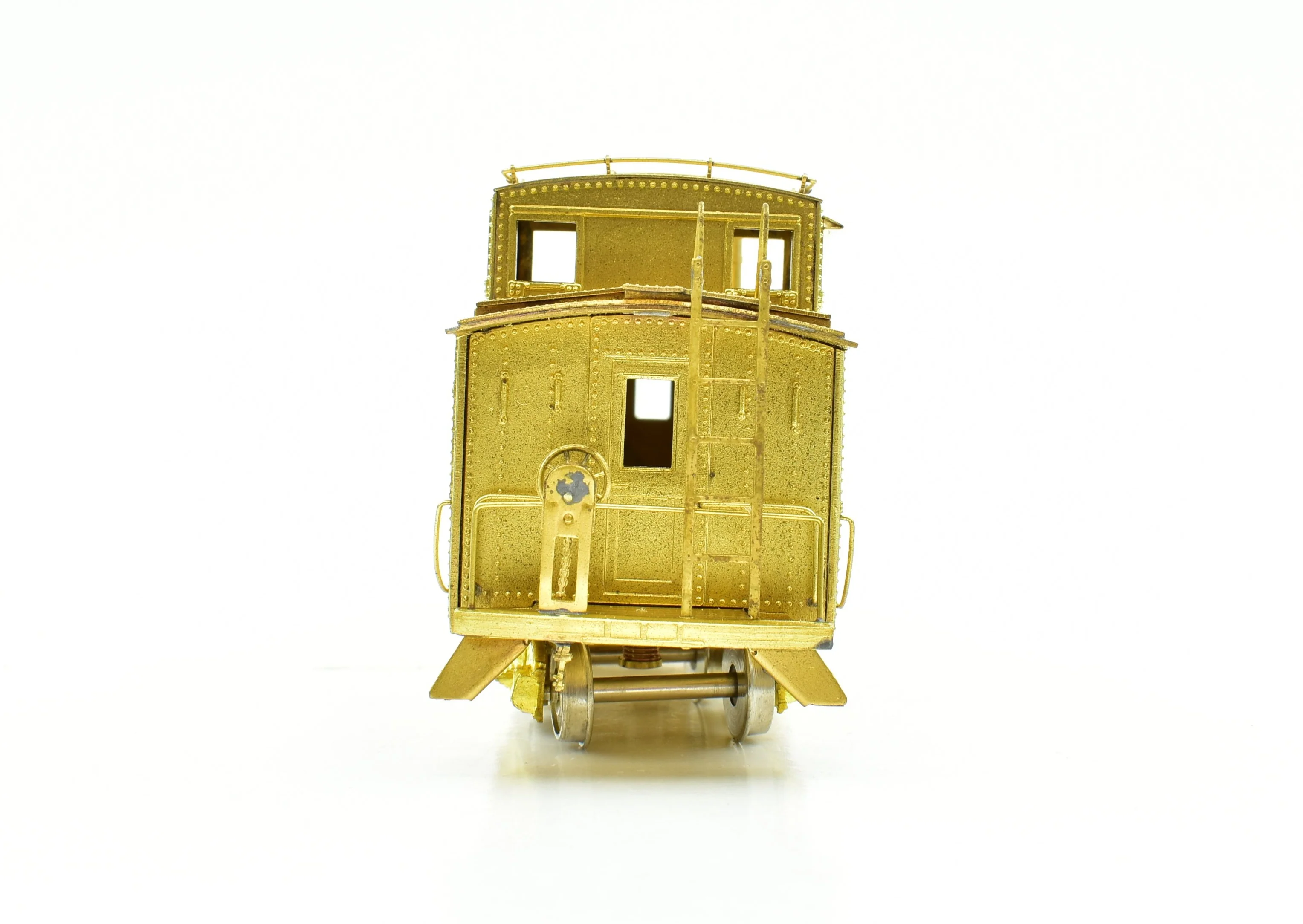 HO Brass PFM - Fujiyama ATSF - Santa Fe Steel Caboose - Image 8