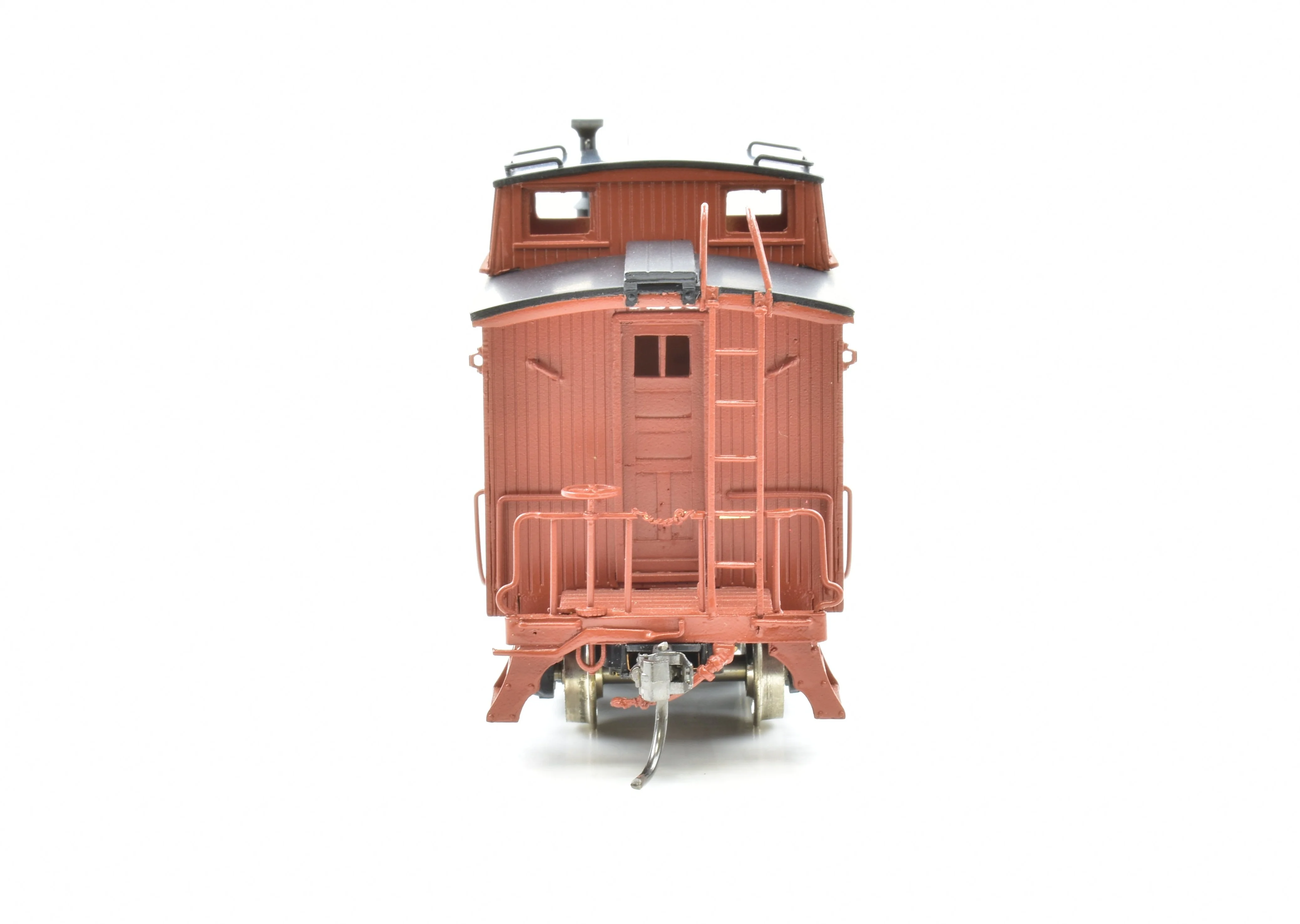 HO Brass PFM - SKI IC - Illinois Central Wood Caboose Factory Painted - Image 9