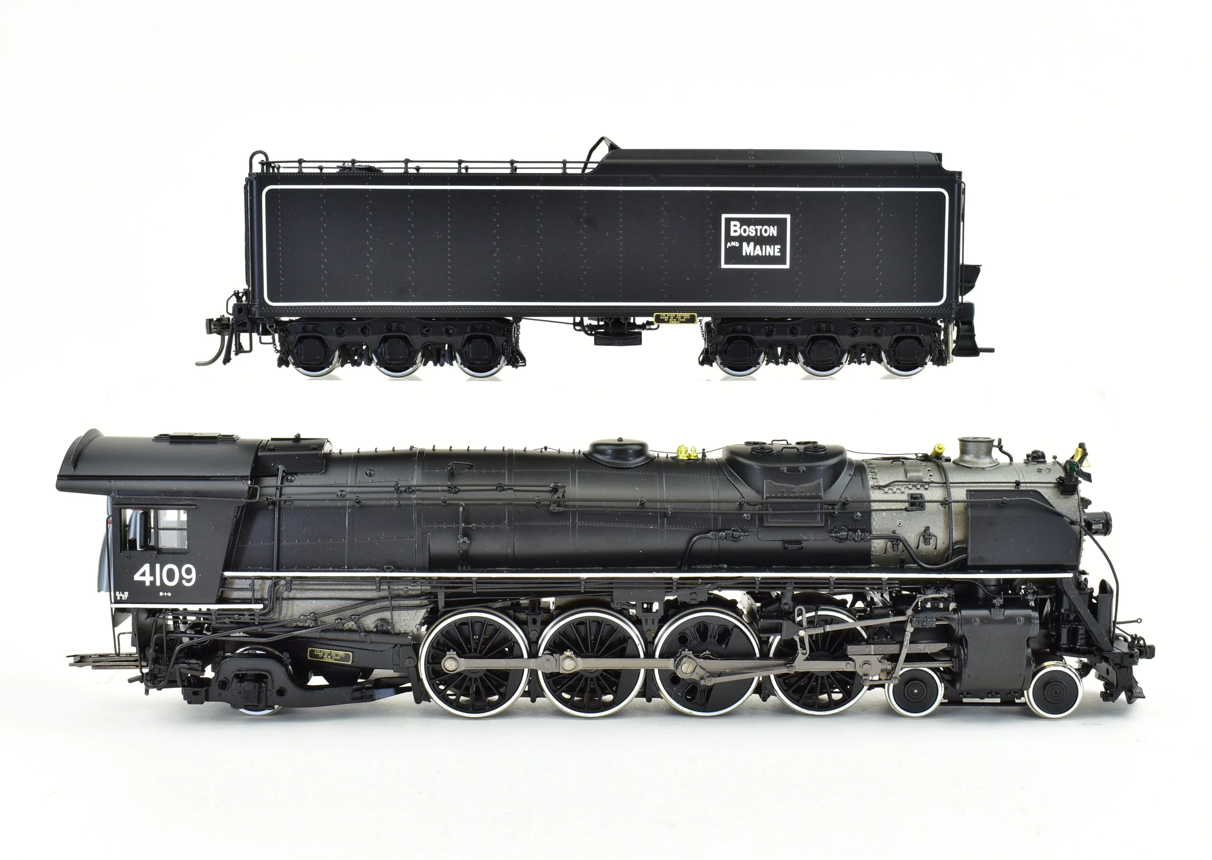 HO Brass CON PSC - Precision Scale Co. B&M - Boston & Maine R-1b 4-8-2 FP - Image 6