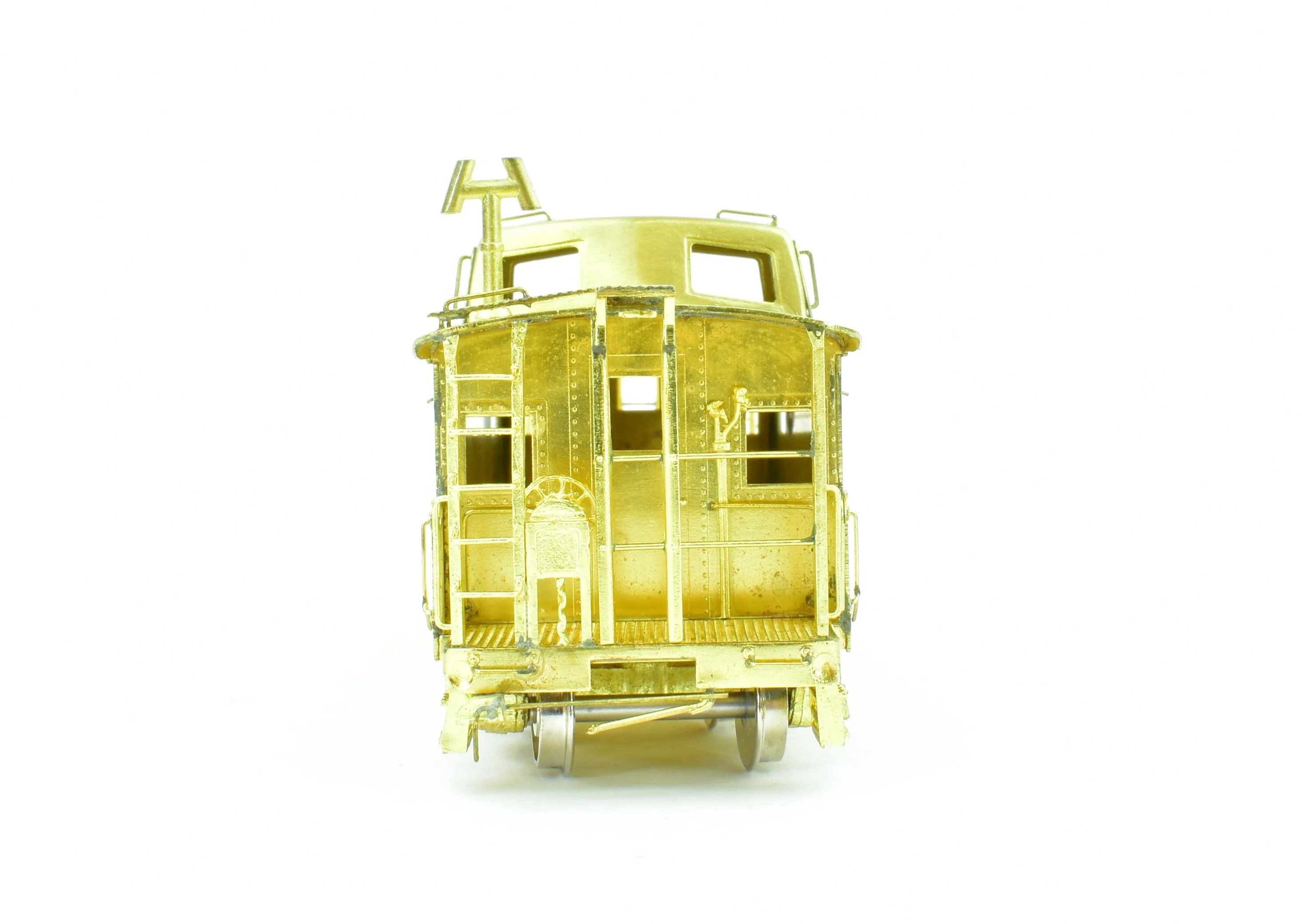 HO Brass PSC - Precision Scale Co. PRR - Pennsylvania Railroad N-8 Caboose Unpainted - Image 10