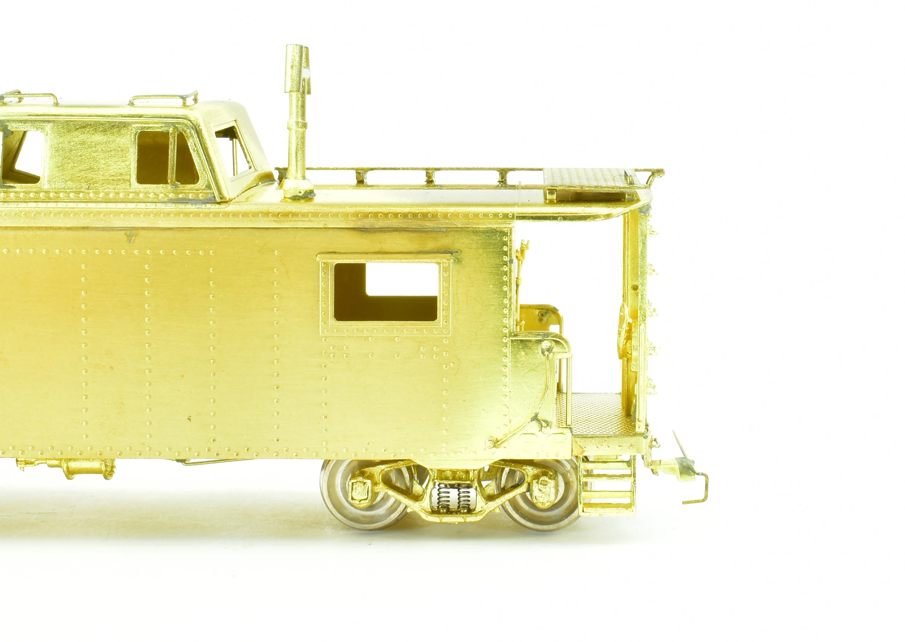 HO Brass PSC - Precision Scale Co. PRR - Pennsylvania Railroad N-8 Caboose Unpainted - Image 9