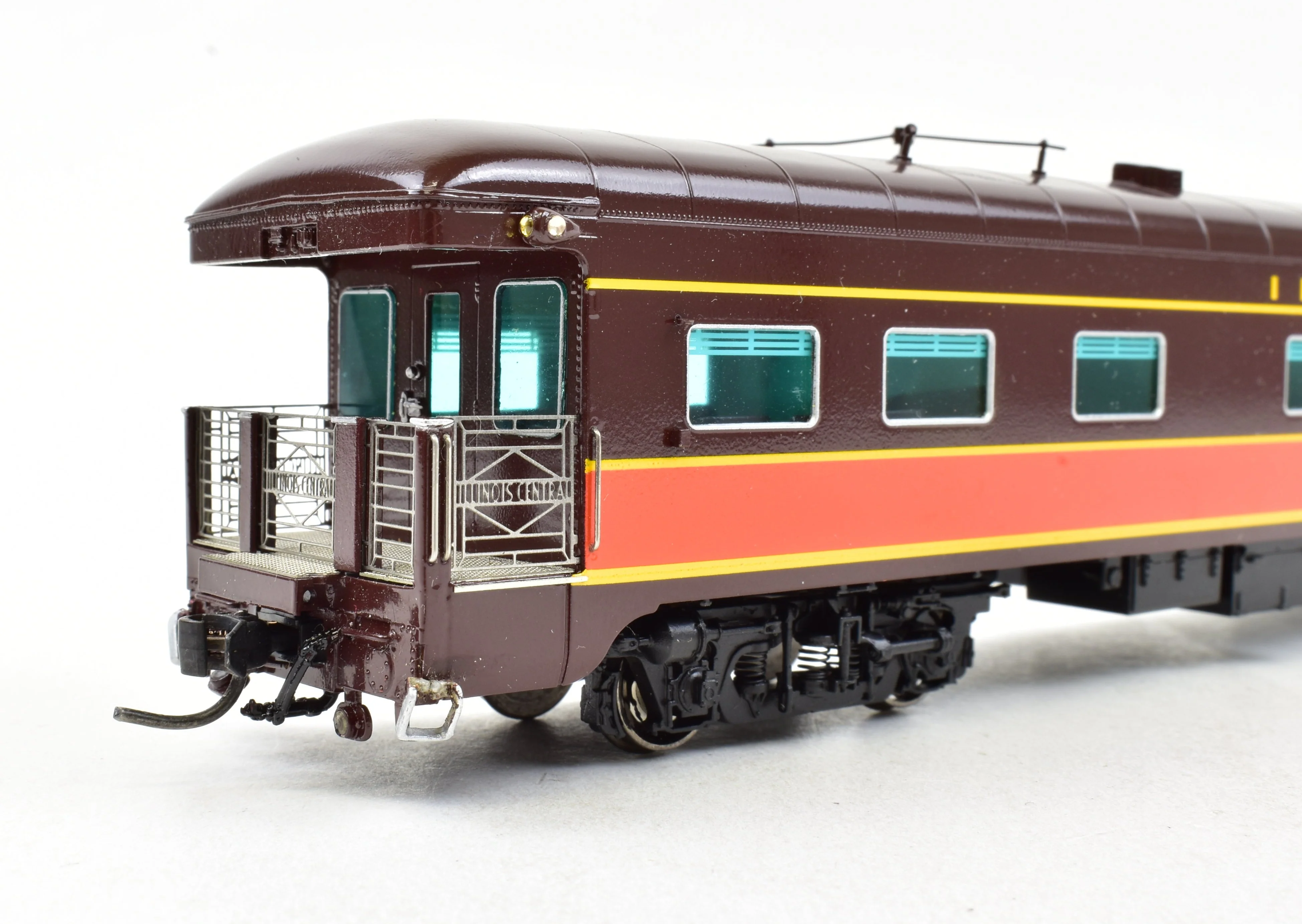 HO Brass CON Railway Classics IC - Illinois Central Business Car #1 Factory Painted - Image 13