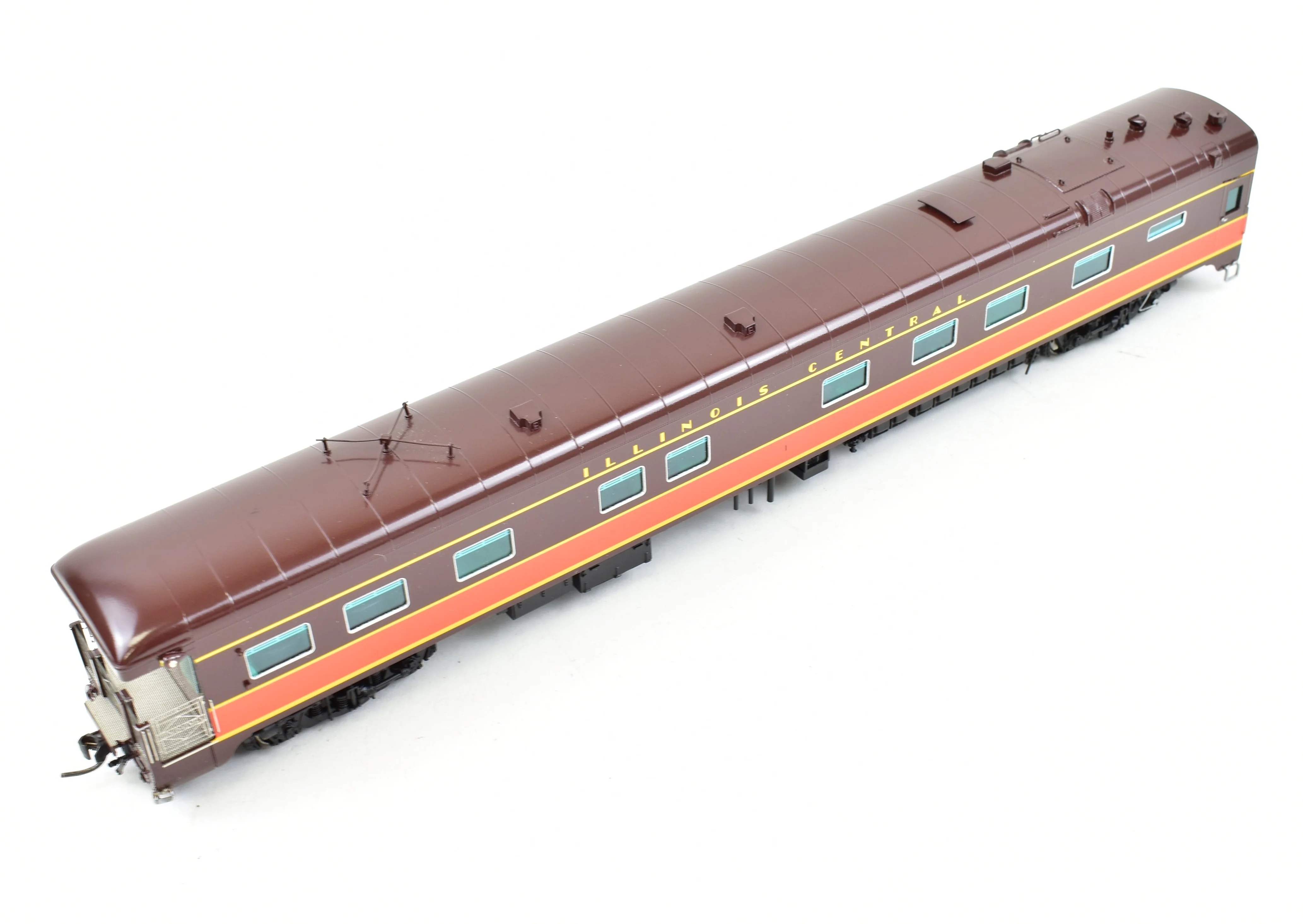 HO Brass CON Railway Classics IC - Illinois Central Business Car #1 Factory Painted - Image 6