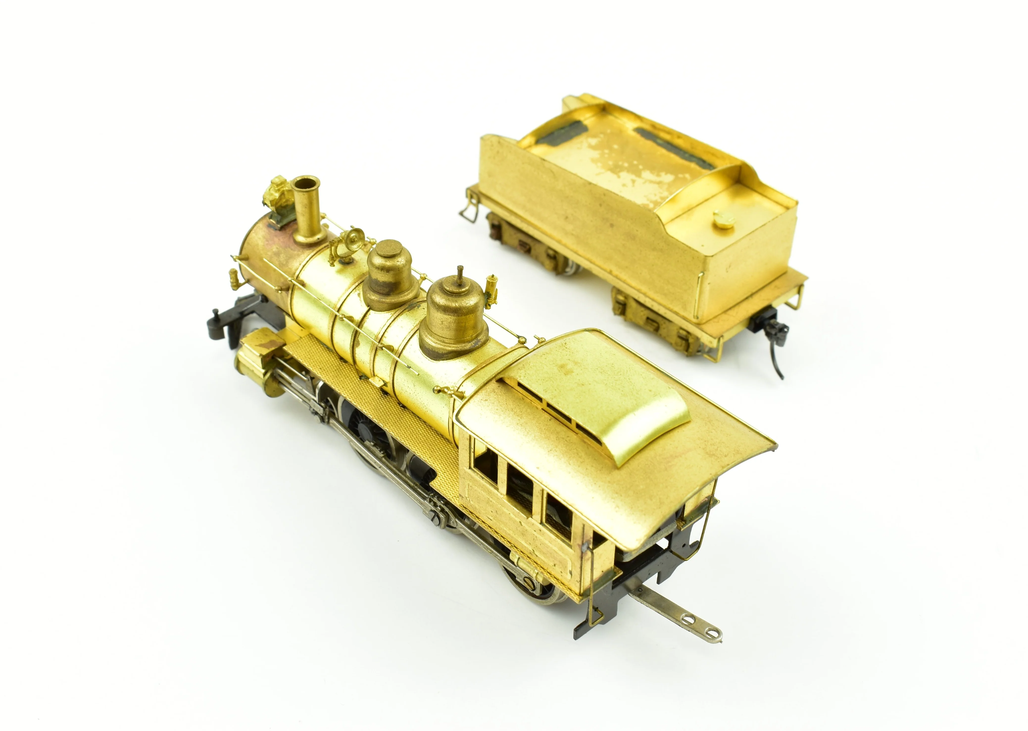 HO Brass Red Ball Howell Day IC - Illinois Central HS-1 #2 "Casey Jones" 4-6-0 Ten Wheeler - Image 6