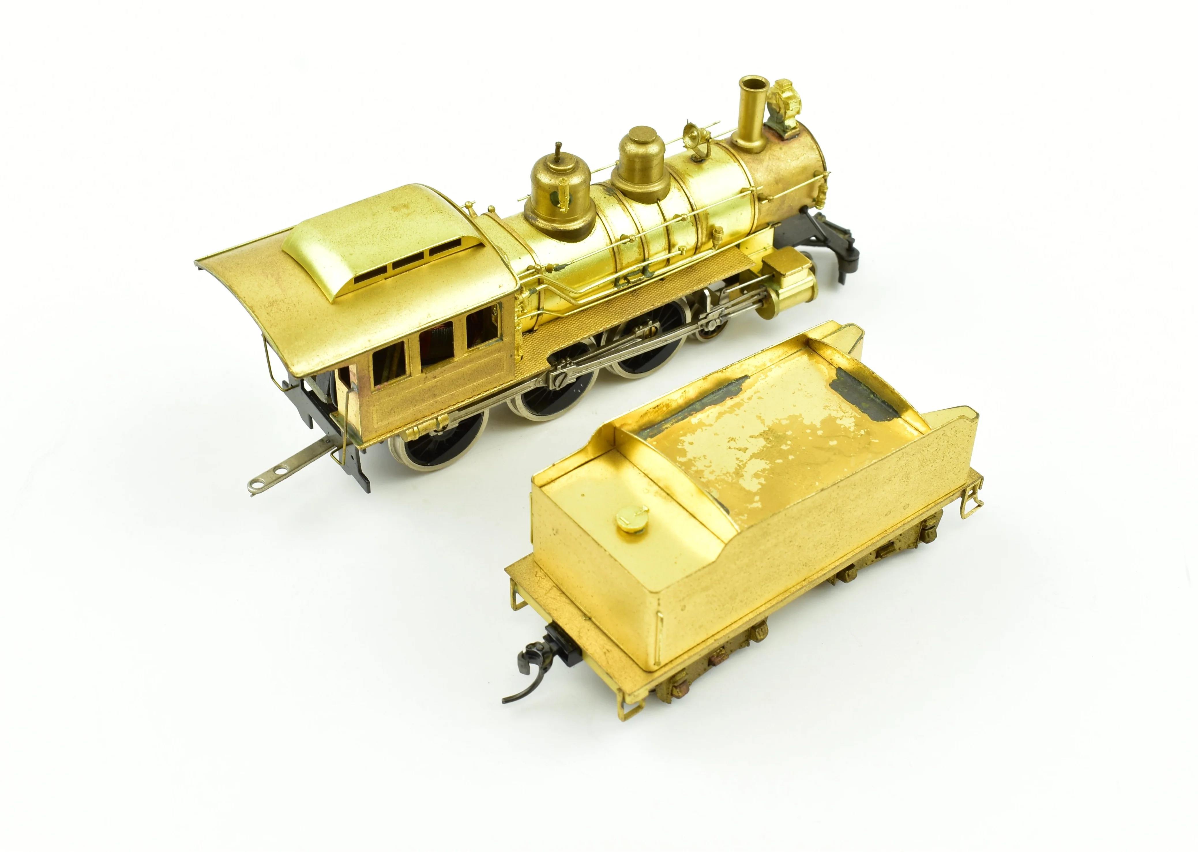 HO Brass Red Ball Howell Day IC - Illinois Central HS-1 #2 "Casey Jones" 4-6-0 Ten Wheeler - Image 7