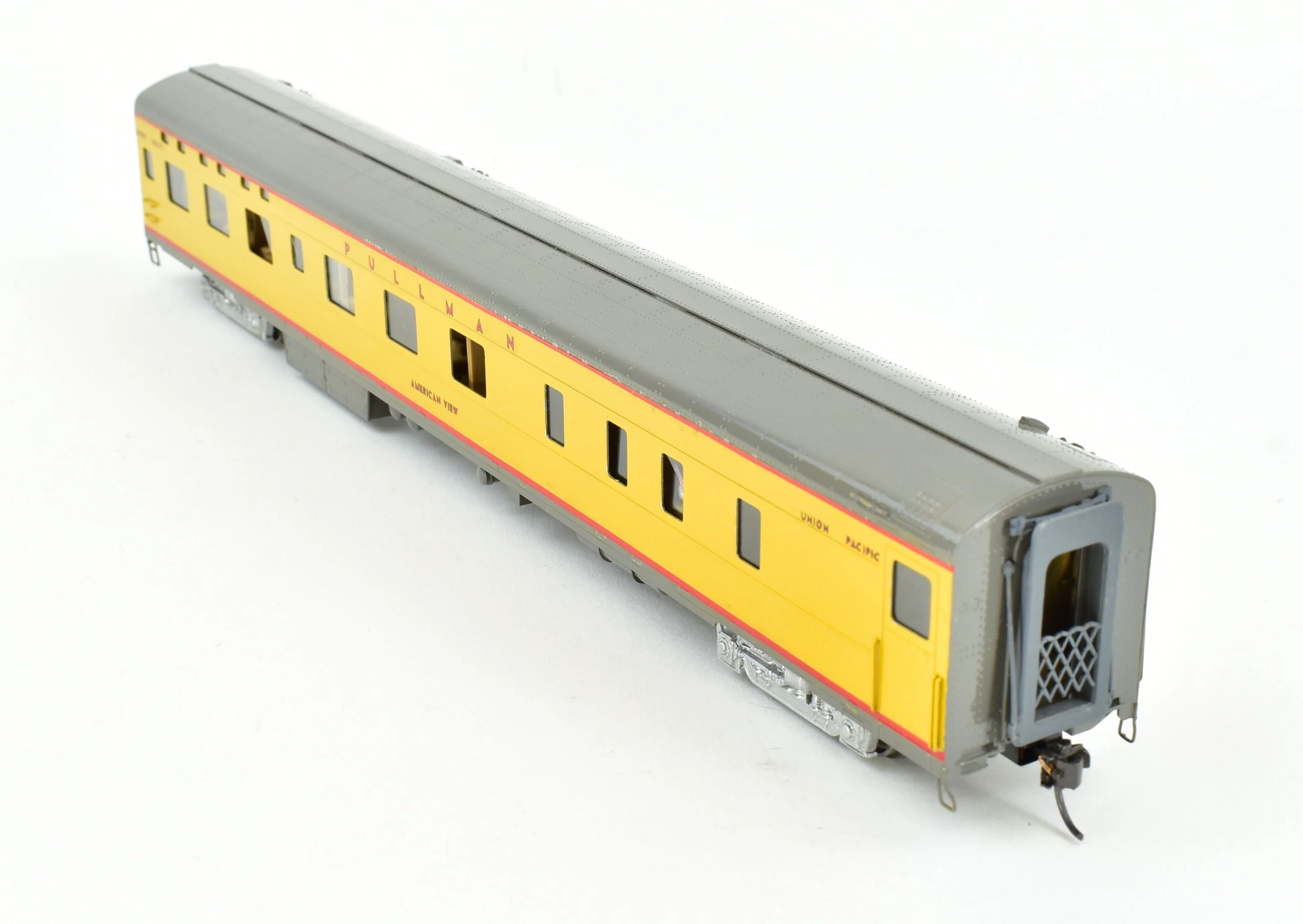 HO Brass S. Soho & Co. UP - Union Pacific "American View" 6-6-4 Sleeper CP with Added Interior Details - Image 5