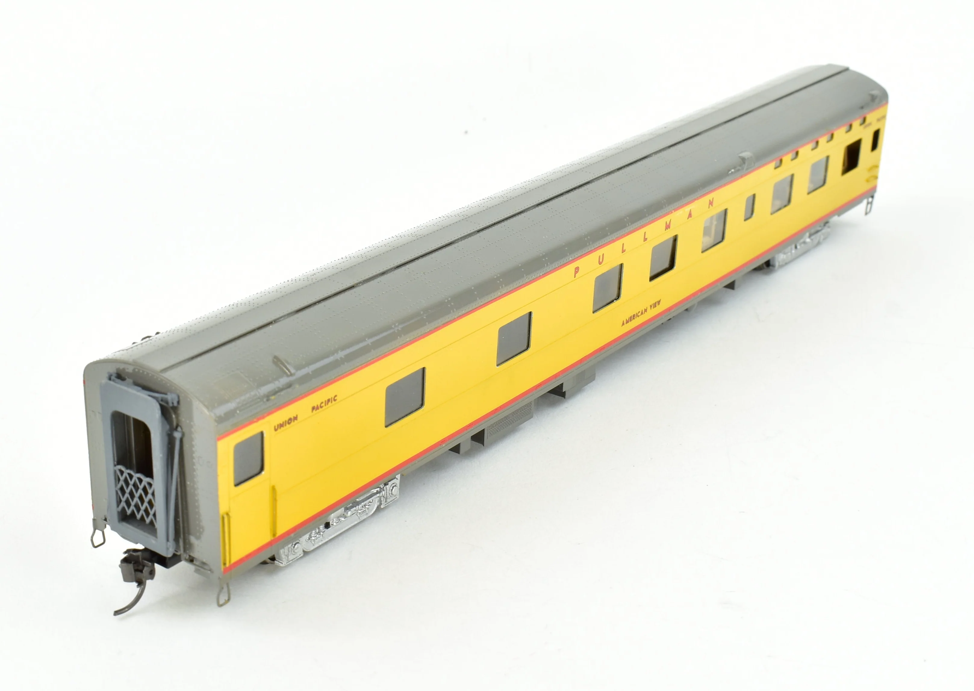 HO Brass S. Soho & Co. UP - Union Pacific "American View" 6-6-4 Sleeper CP with Added Interior Details - Image 6