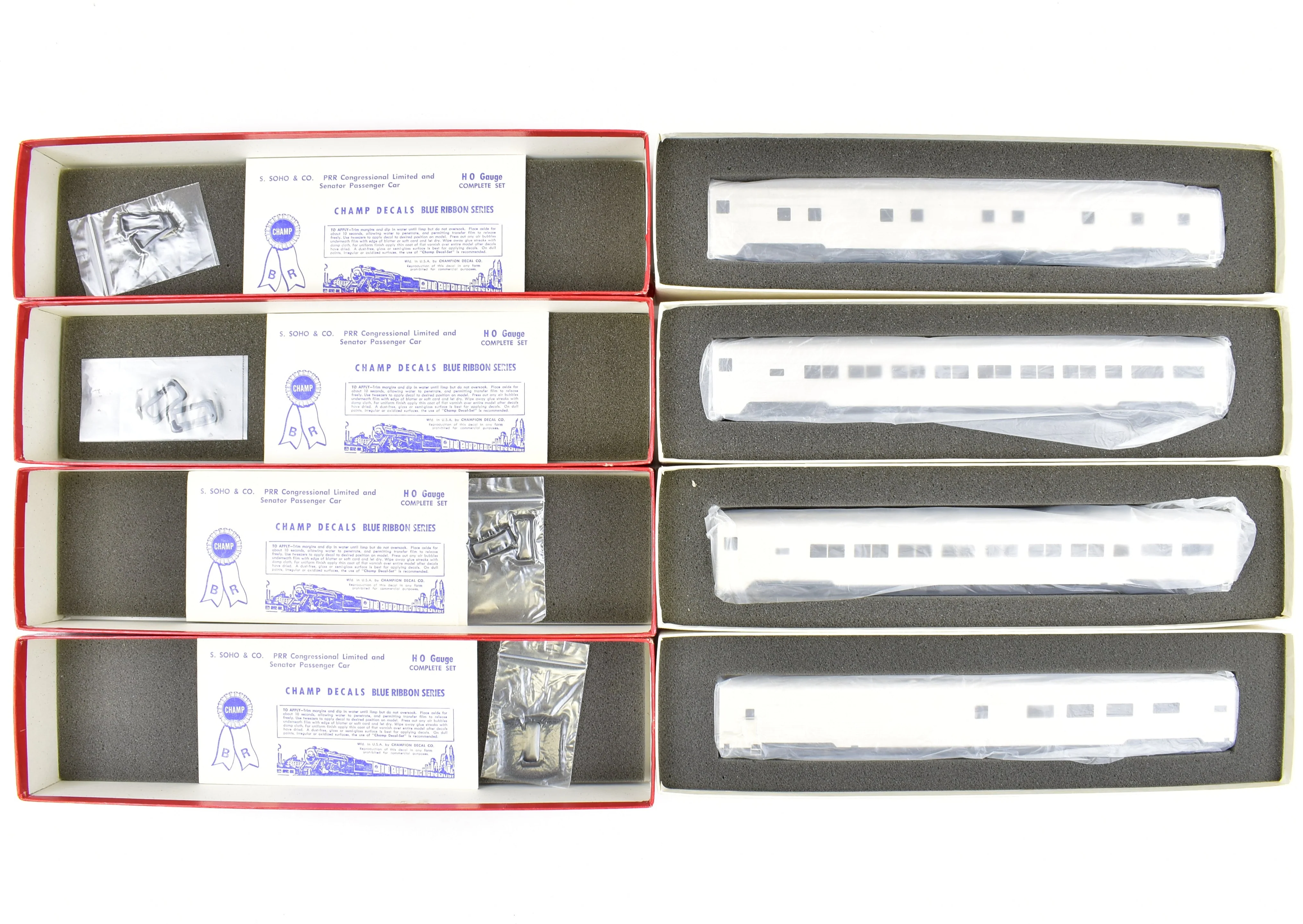 HO Brass Soho PRR - Pennsylvania Railroad "Congressional Limited" 8-Car Train Set - Image 4