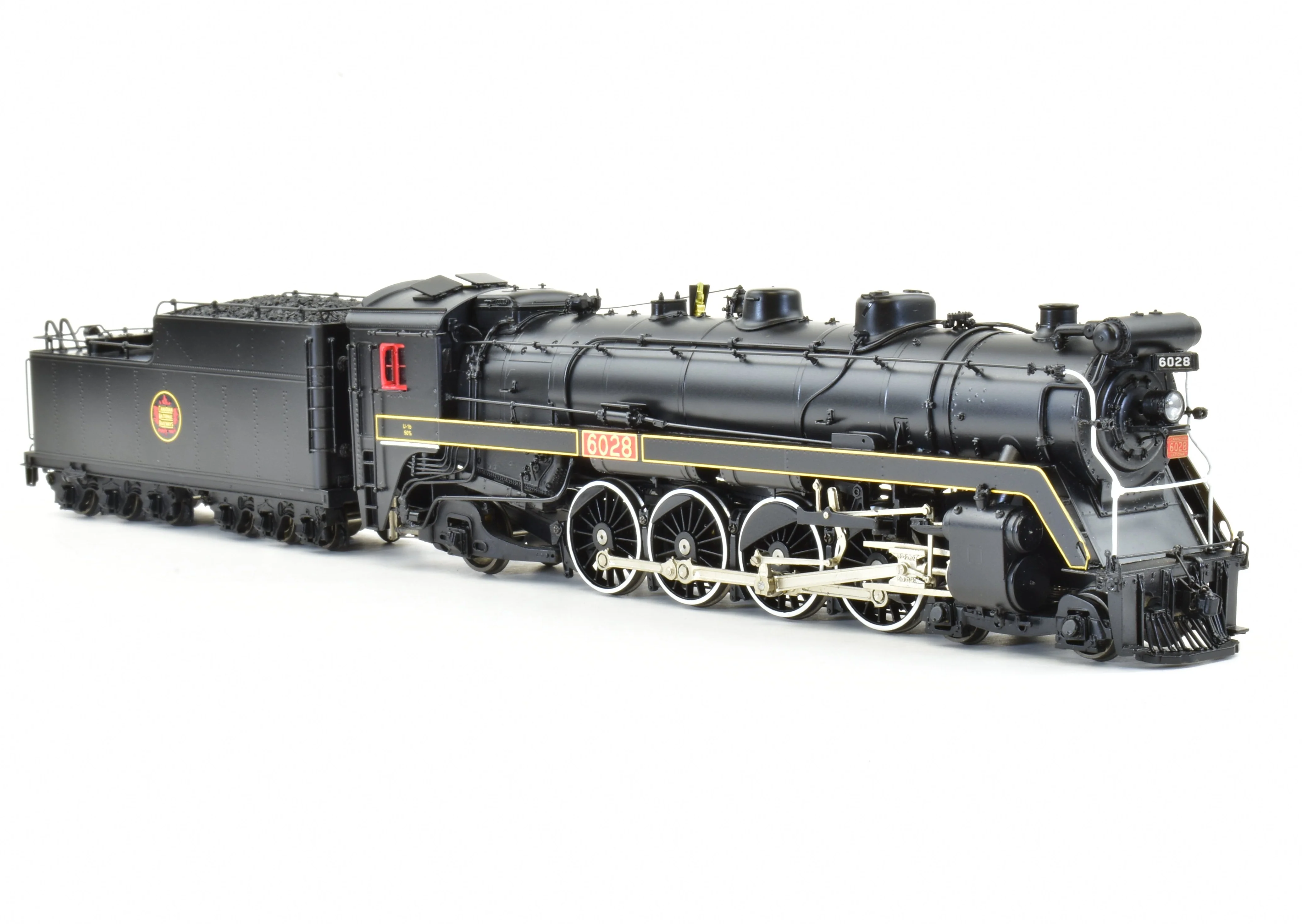 HO Brass CON VH - Van Hobbies CNR - Canadian National Railway 4-8-2 Class U-1-b Mountain #6028 FP - Image 16