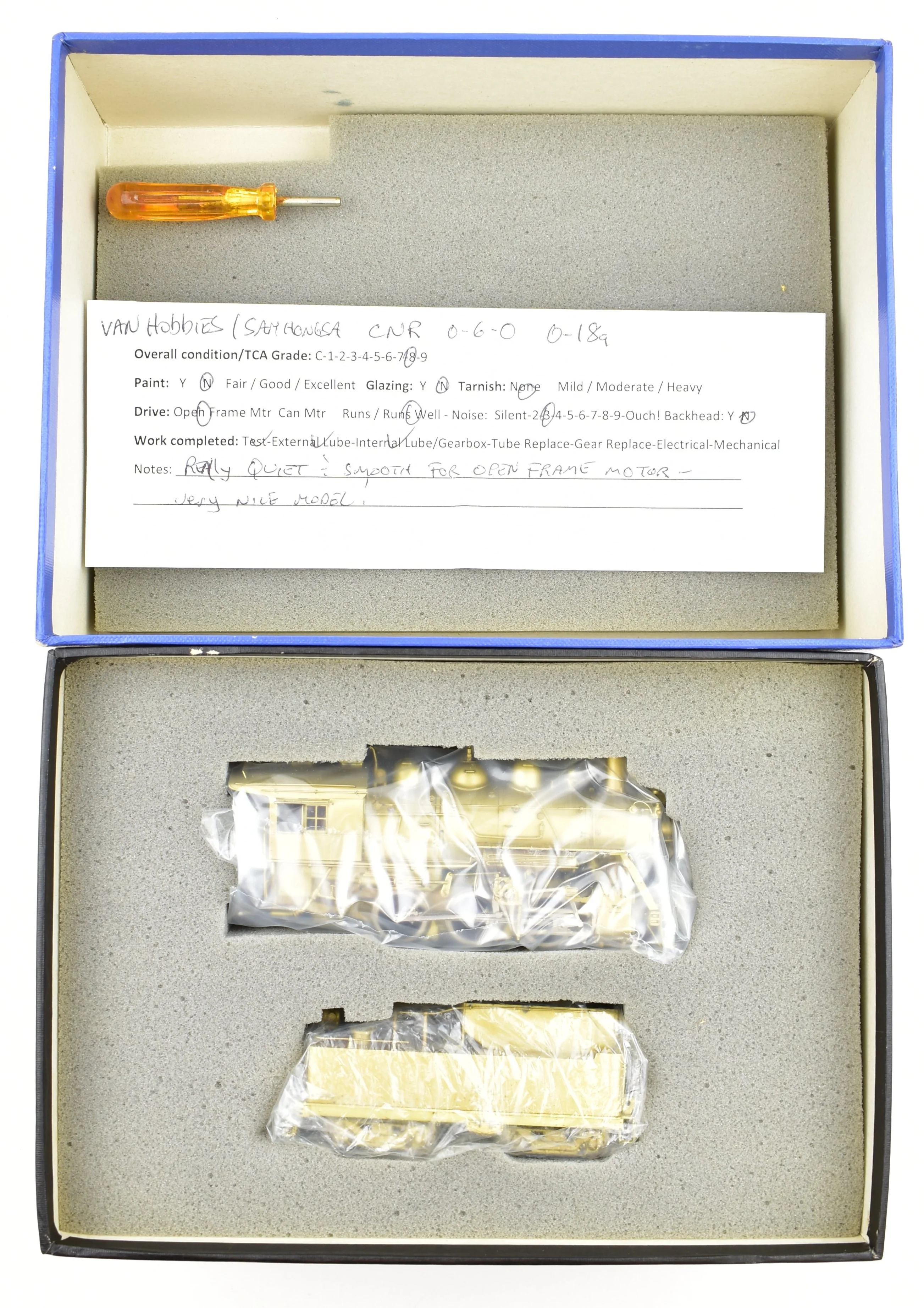 HO Brass VH - Van Hobbies CNR - Canadian National Railway O-18a 0-6-0 Switcher - Image 21