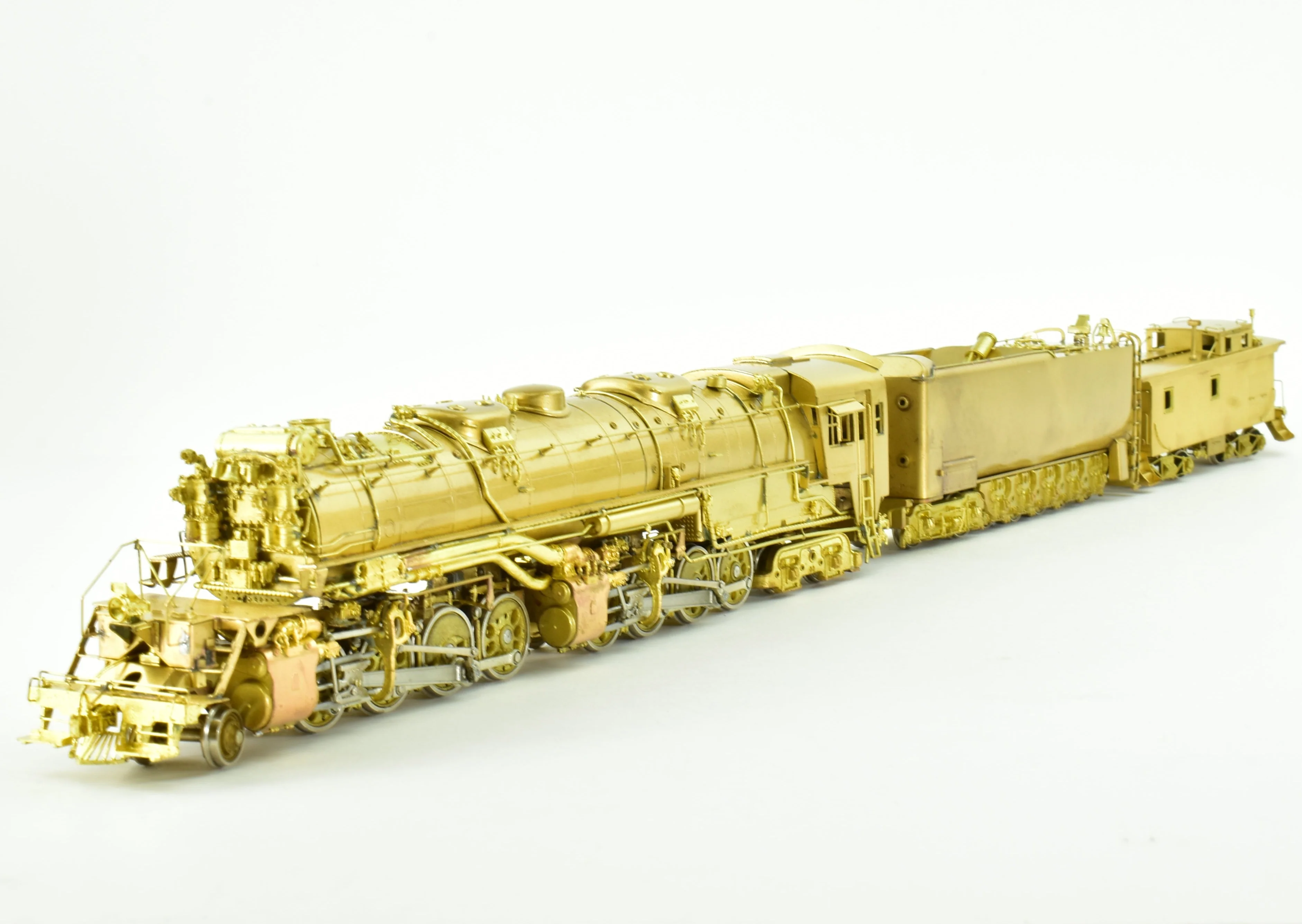 HO Brass Westside Model Co. DM&IR - Duluth, Missabe, & Iron Range 2-8-8-4 Yellowstone M-4 with Caboose - Image 24