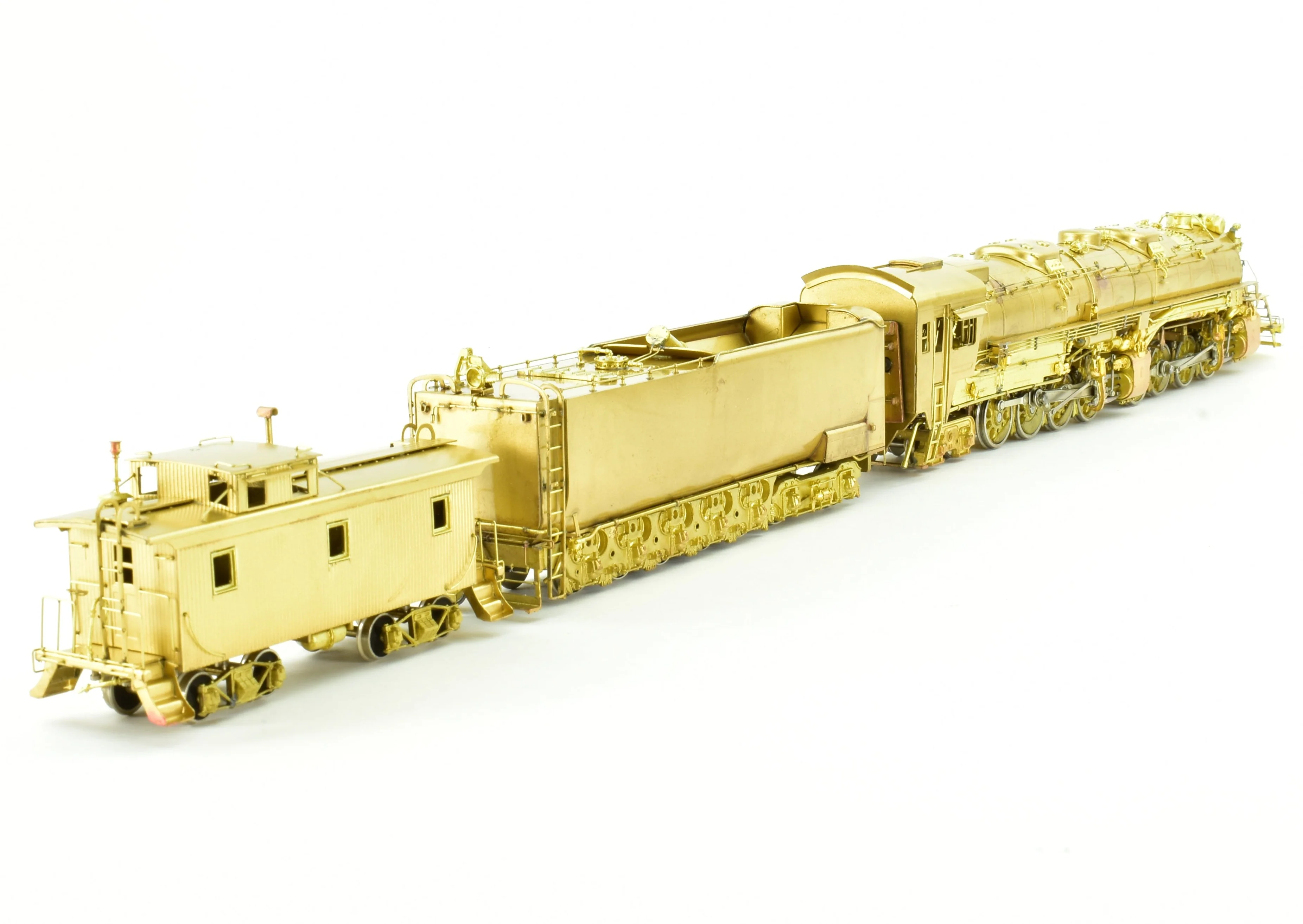 HO Brass Westside Model Co. DM&IR - Duluth, Missabe, & Iron Range 2-8-8-4 Yellowstone M-4 with Caboose - Image 25