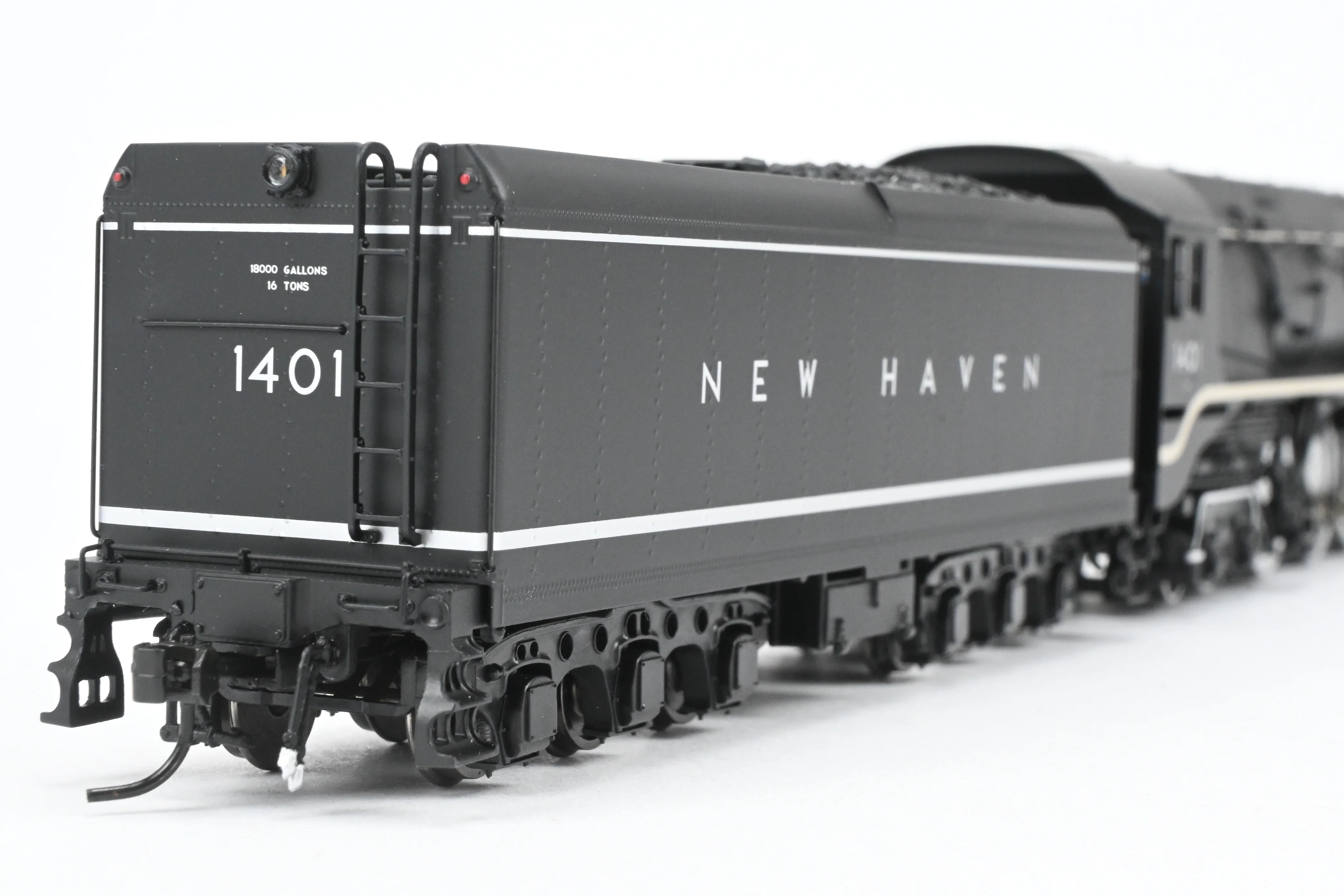 HO Brass Hybrid BLI - Broadway Limited Imports NH - New Haven 4-6-4 I-5 FP No. 1401 SoundTraxx Tsunami2 DCC/Sound - Image 16