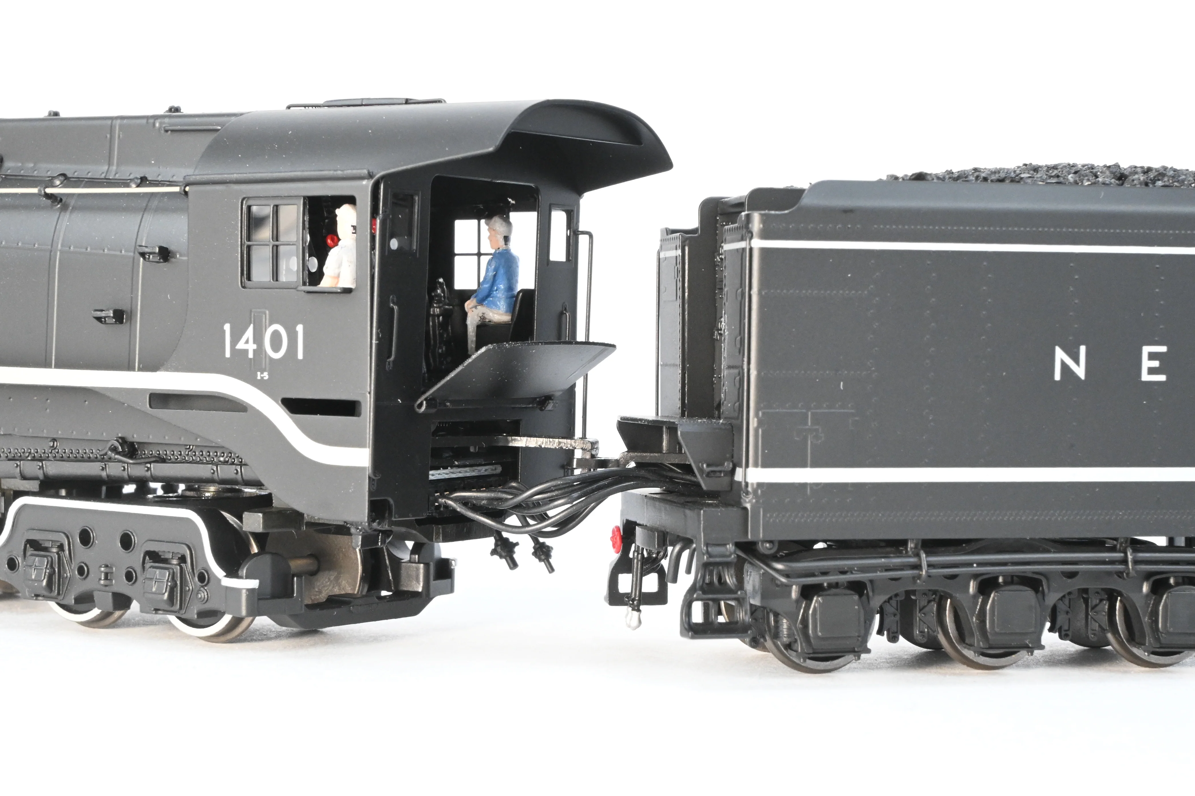 HO Brass Hybrid BLI - Broadway Limited Imports NH - New Haven 4-6-4 I-5 FP No. 1401 SoundTraxx Tsunami2 DCC/Sound - Image 18