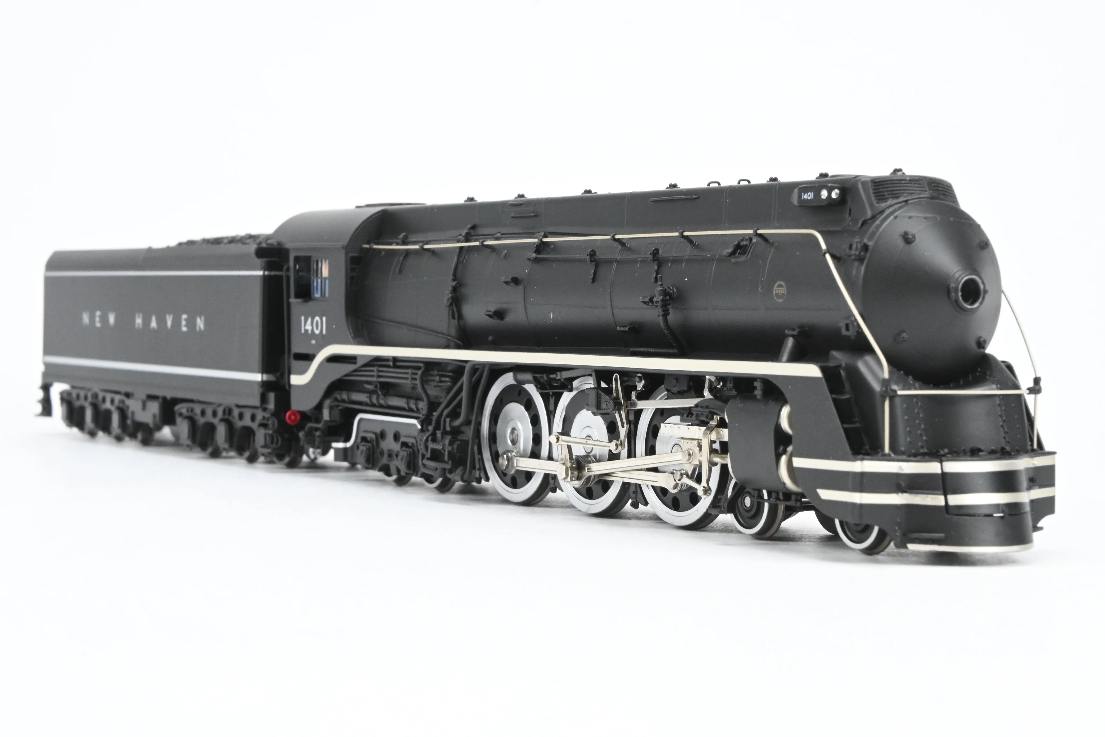 HO Brass Hybrid BLI - Broadway Limited Imports NH - New Haven 4-6-4 I-5 FP No. 1401 SoundTraxx Tsunami2 DCC/Sound - Image 4