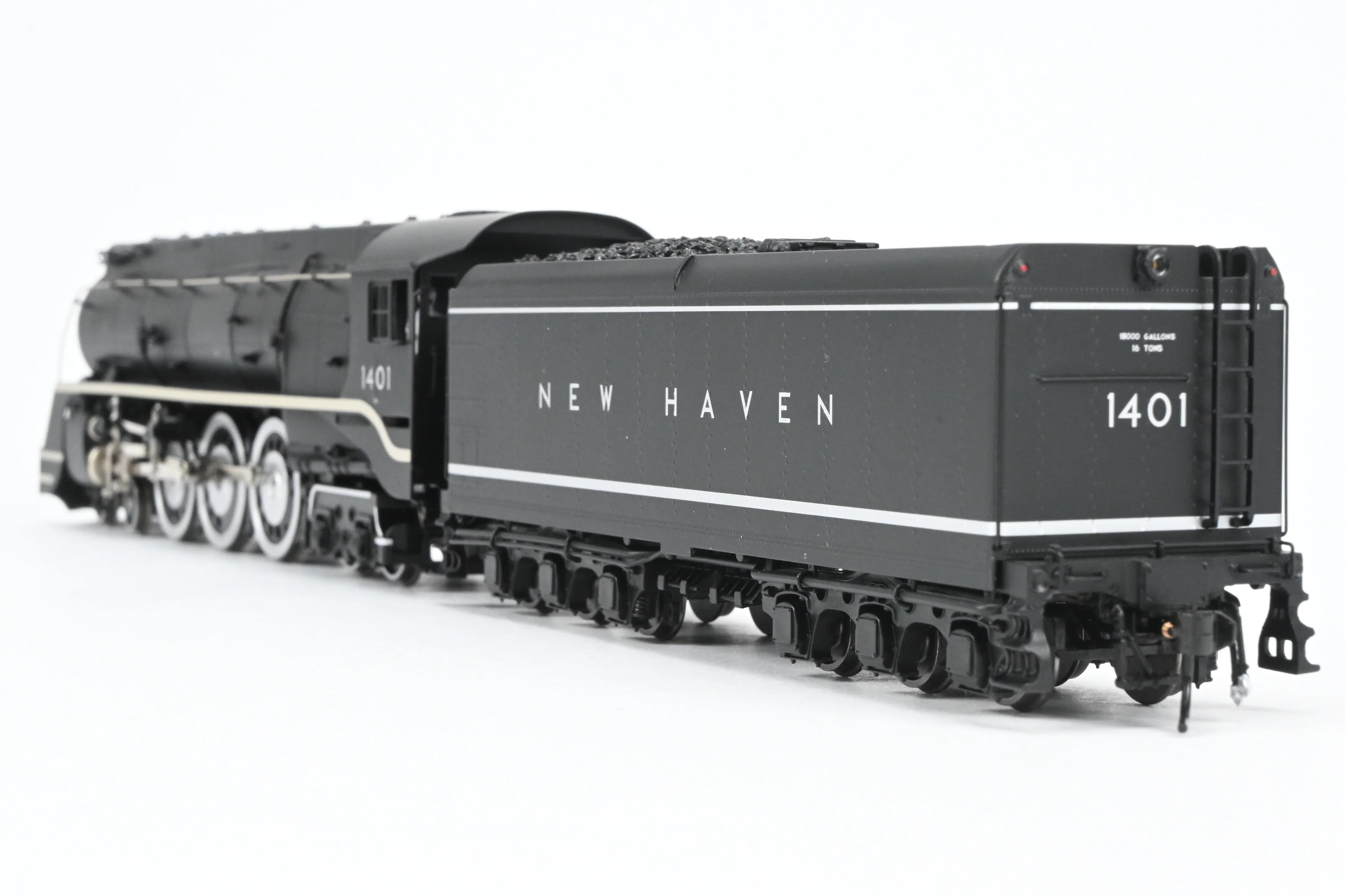 HO Brass Hybrid BLI - Broadway Limited Imports NH - New Haven 4-6-4 I-5 FP No. 1401 SoundTraxx Tsunami2 DCC/Sound - Image 5