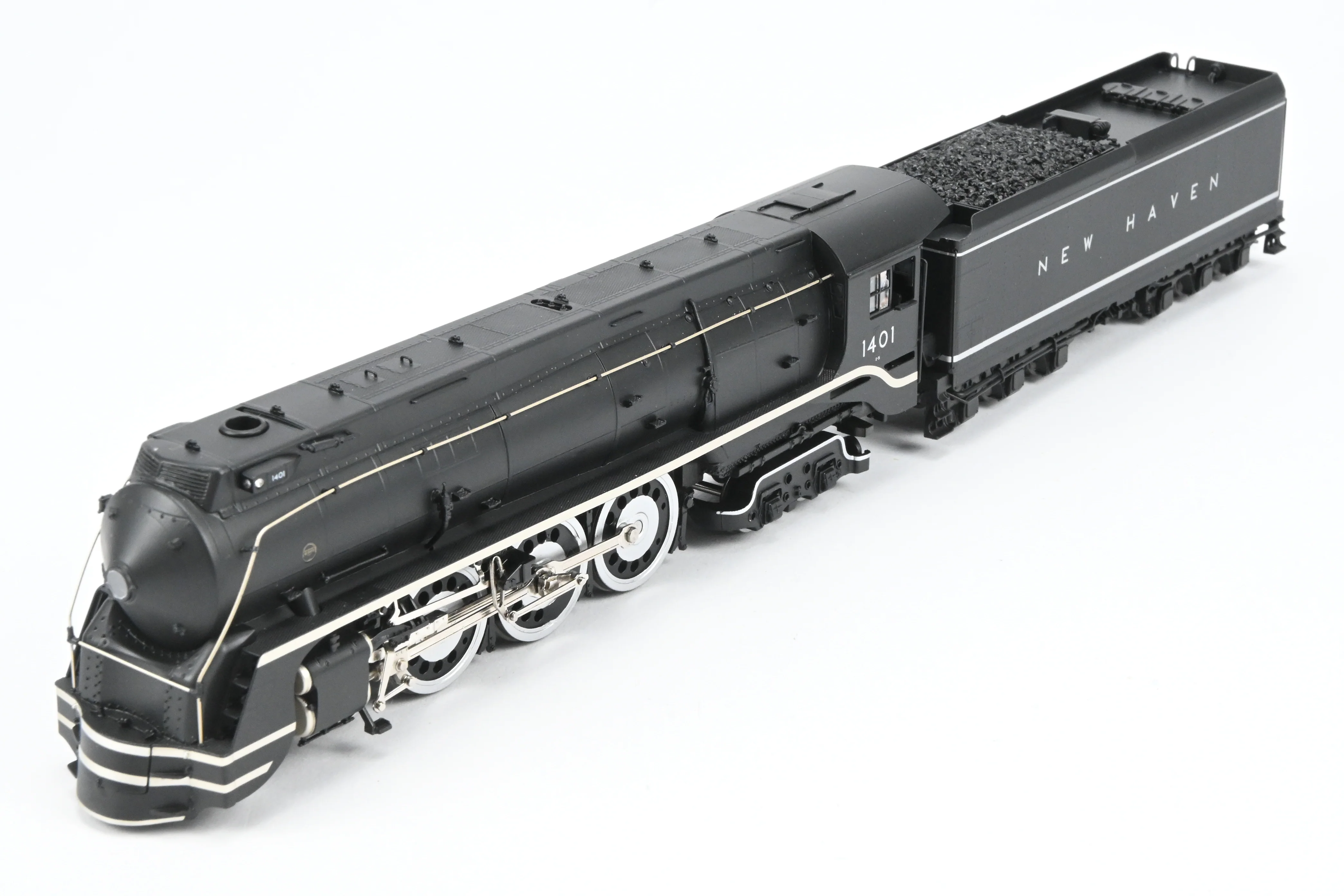 HO Brass Hybrid BLI - Broadway Limited Imports NH - New Haven 4-6-4 I-5 FP No. 1401 SoundTraxx Tsunami2 DCC/Sound - Image 6