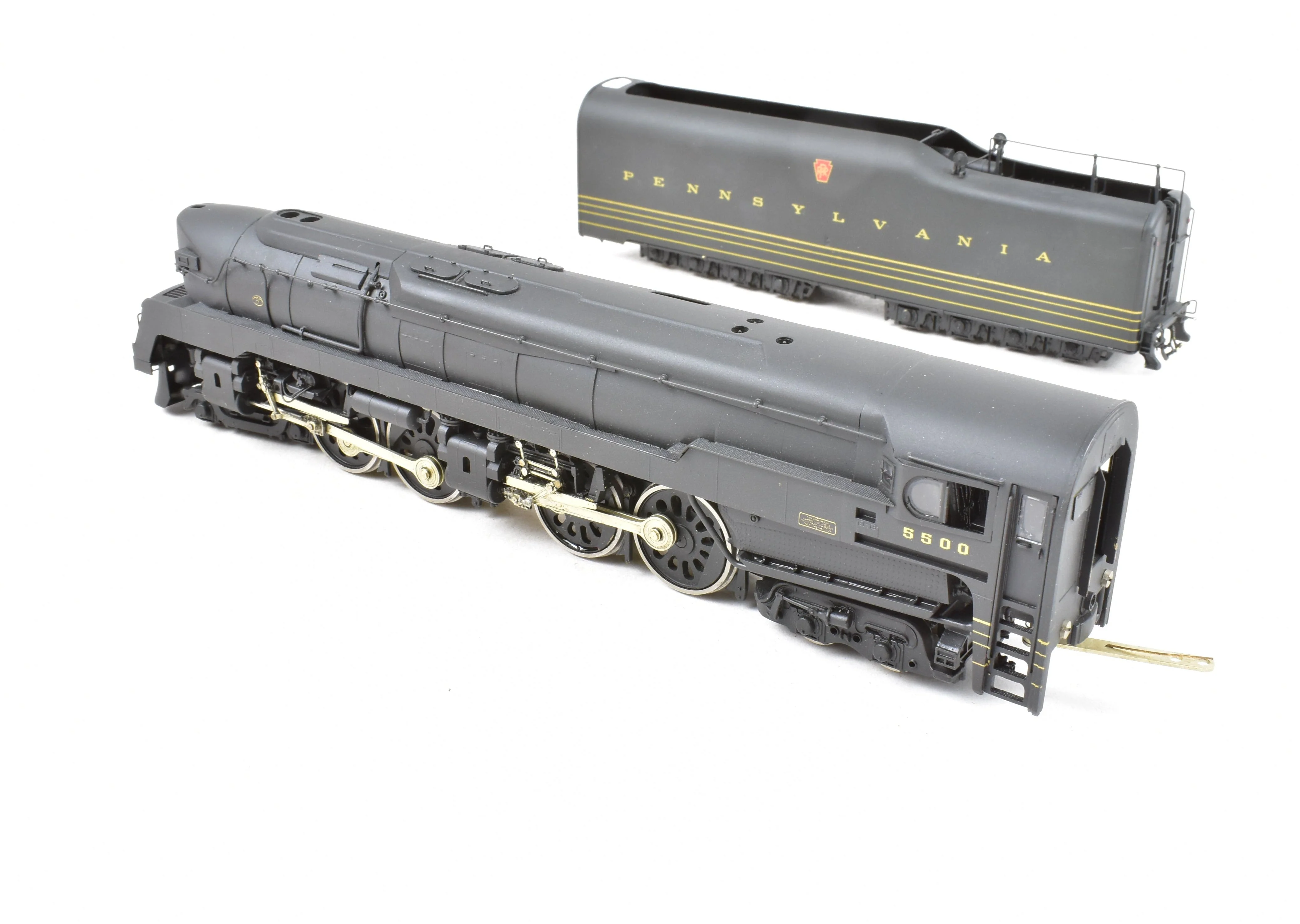 HO CON Brass Key Imports PRR - Pennsylvania Railroad T-1 Duplex "Late" Custom Painted #5500 - Image 10