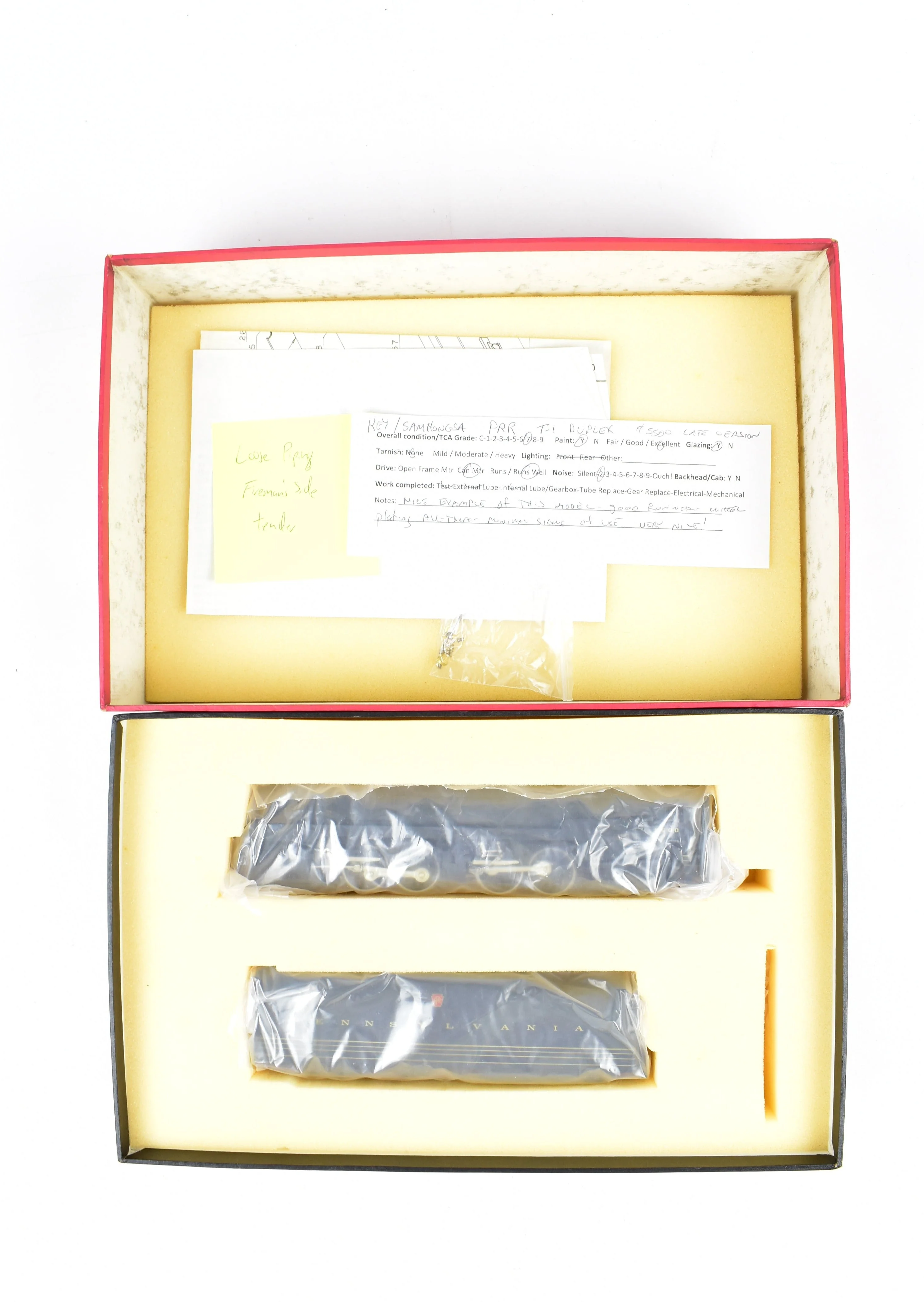 HO CON Brass Key Imports PRR - Pennsylvania Railroad T-1 Duplex "Late" Custom Painted #5500 - Image 24