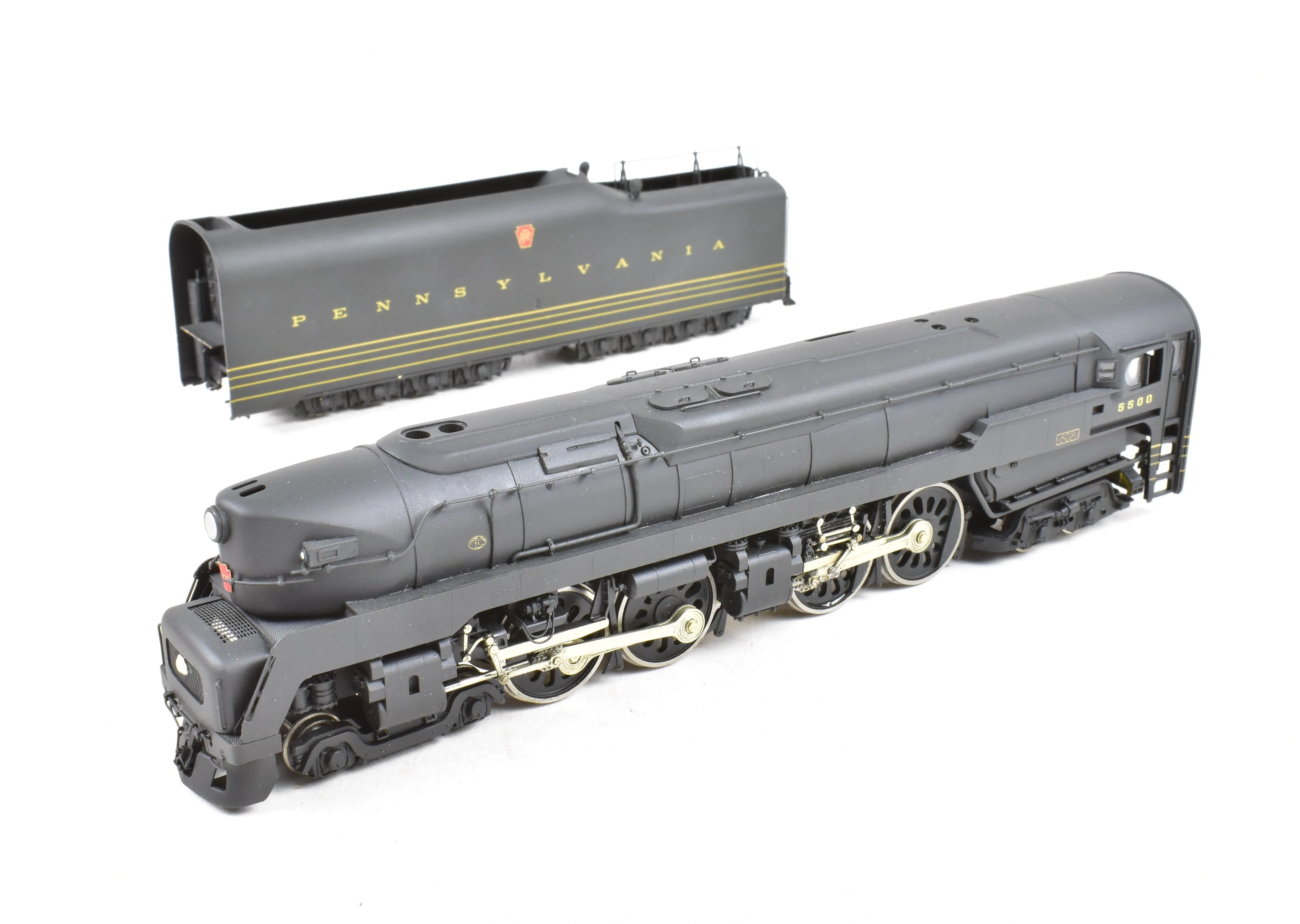 HO CON Brass Key Imports PRR - Pennsylvania Railroad T-1 Duplex "Late" Custom Painted #5500 - Image 6