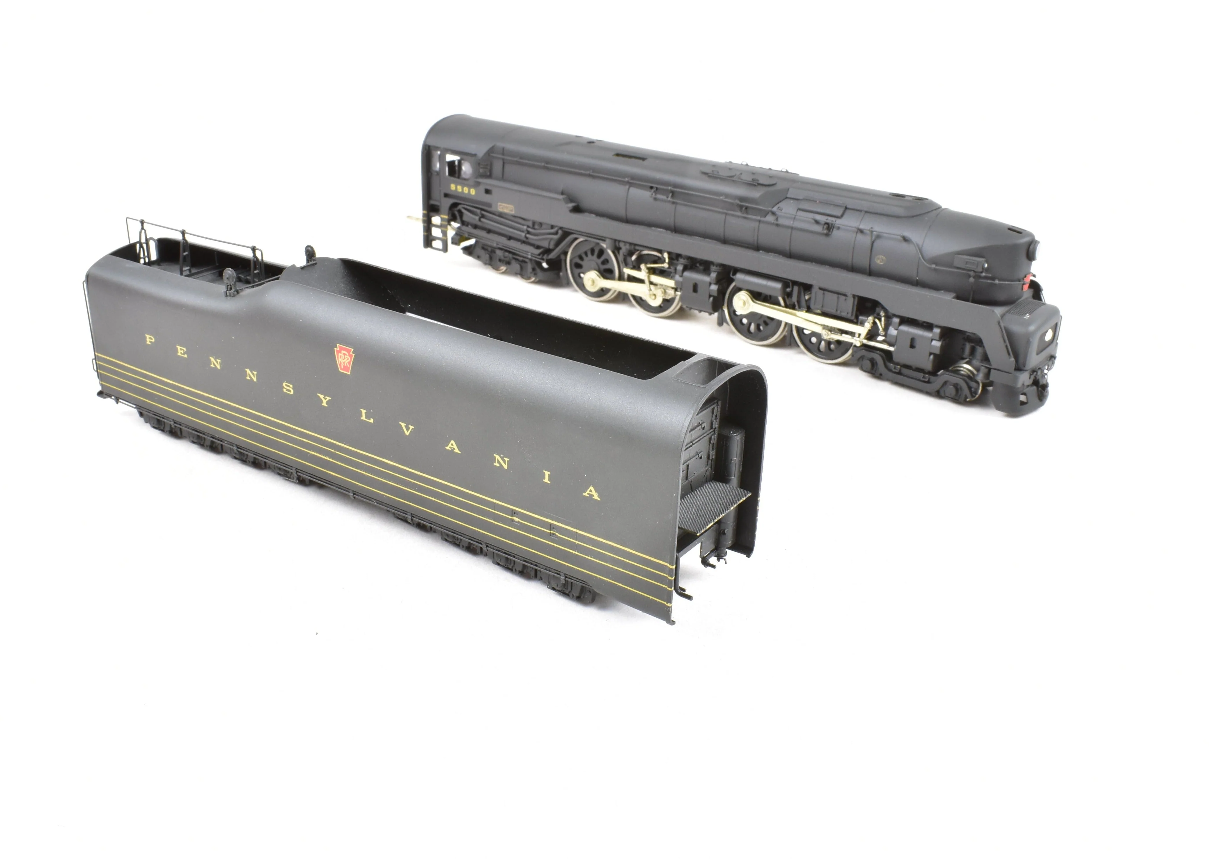 HO CON Brass Key Imports PRR - Pennsylvania Railroad T-1 Duplex "Late" Custom Painted #5500 - Image 7
