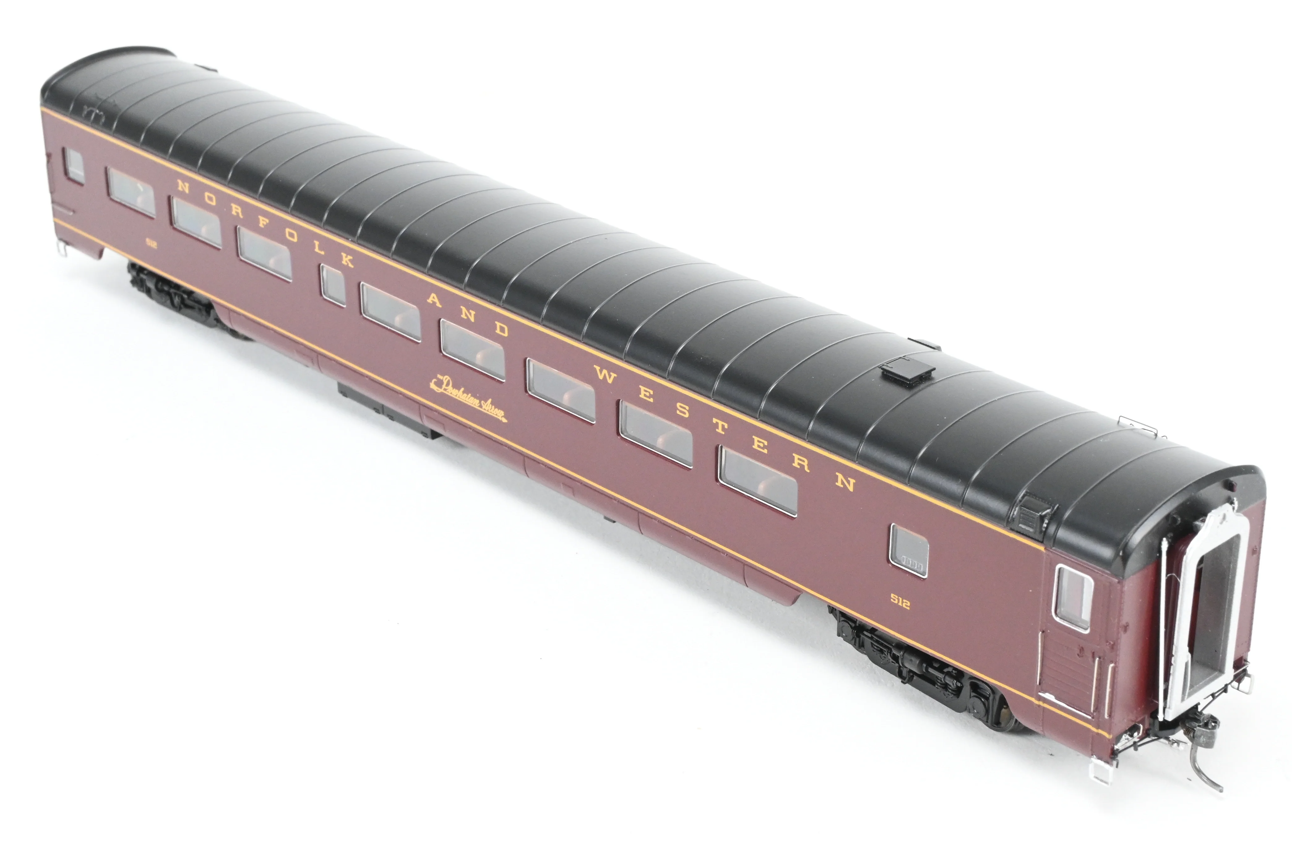 HO MTH - Mike's Train House N&W - Norfolk & Western "Powhattan Arrow" 5 Unit Passenger Car Set, Factory Decorated - Image 20