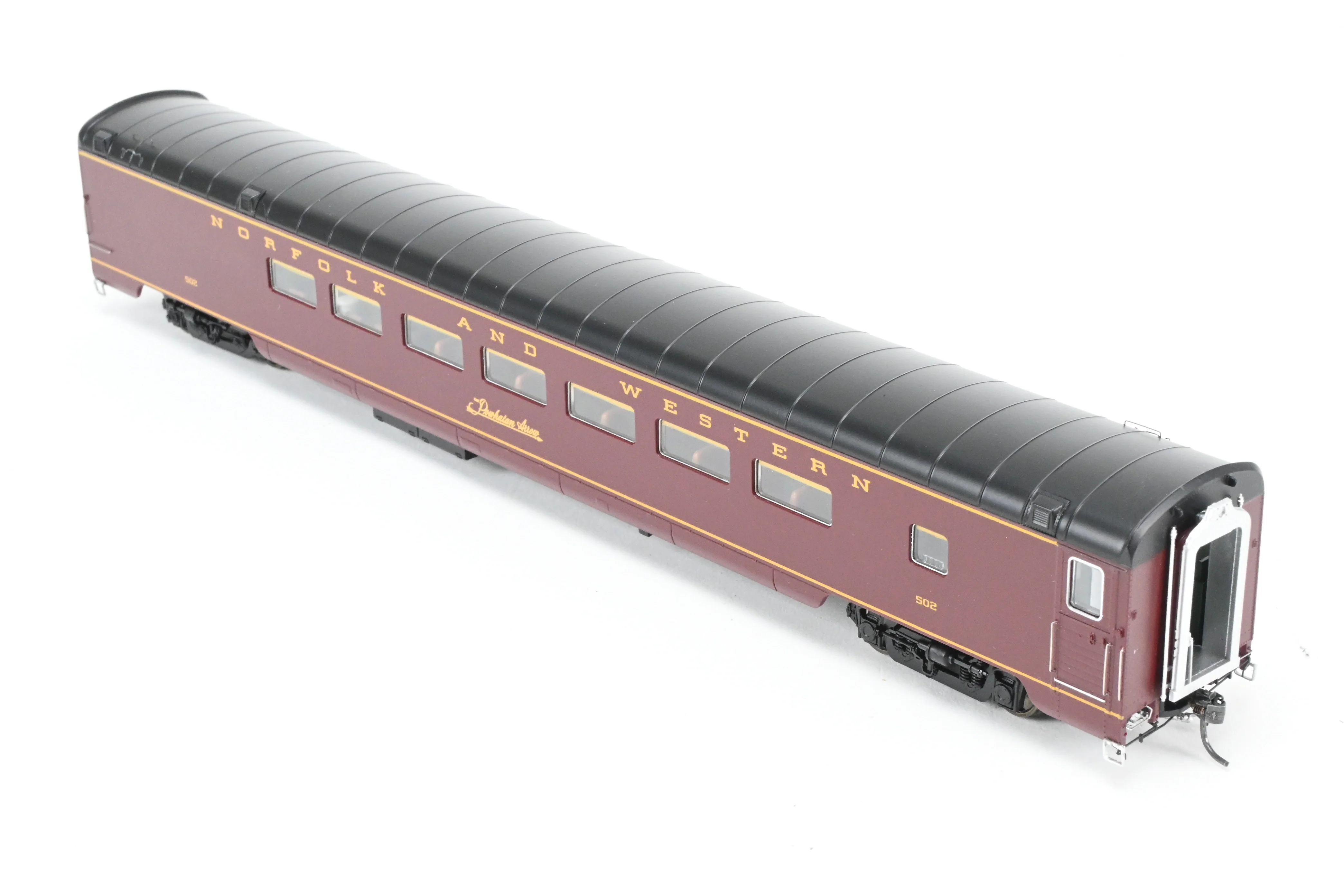 HO MTH - Mike's Train House N&W - Norfolk & Western "Powhattan Arrow" 5 Unit Passenger Car Set, Factory Decorated - Image 23