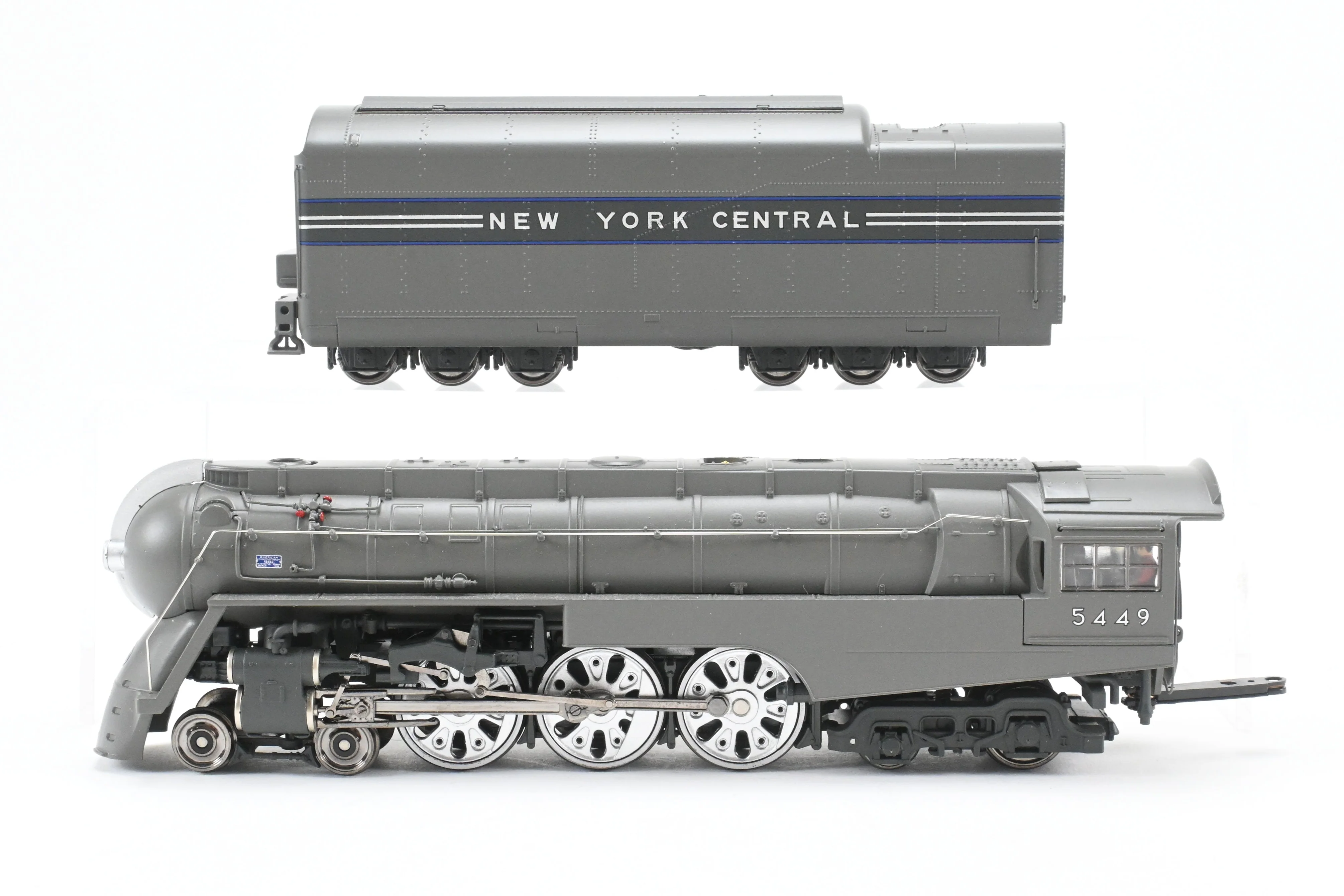 HO MTH - Mike's Train House NYC - New York Central 4-6-4 Streamlined Dreyfuss Hudson W/Sound Factory Painted No. 5449 - Image 3