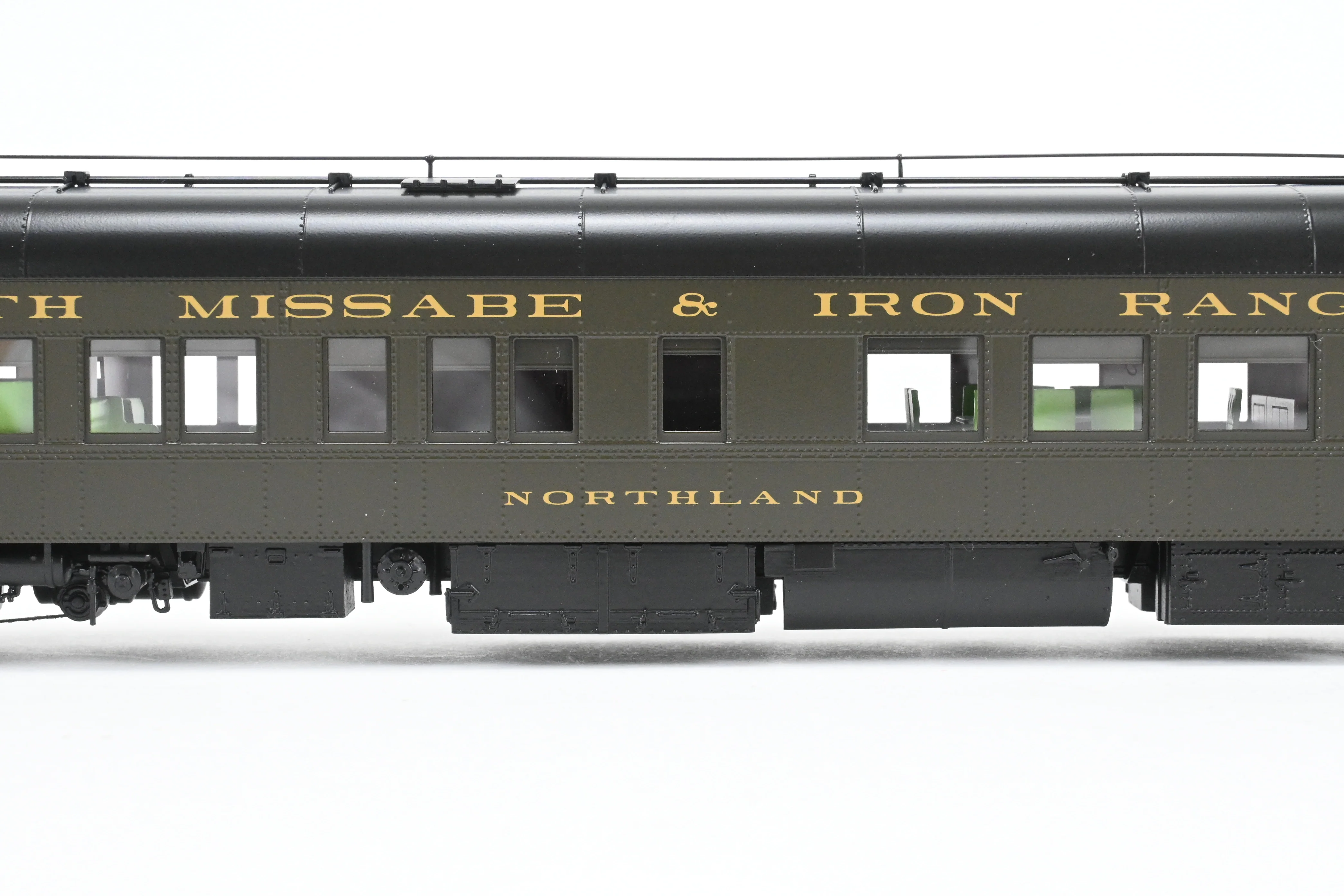 HO NEW Brass NBL - North Bank Line DM&IR - Duluth Missabe & Iron Range Business Car “Northland” with Combine W-24 Set FP - Image 25