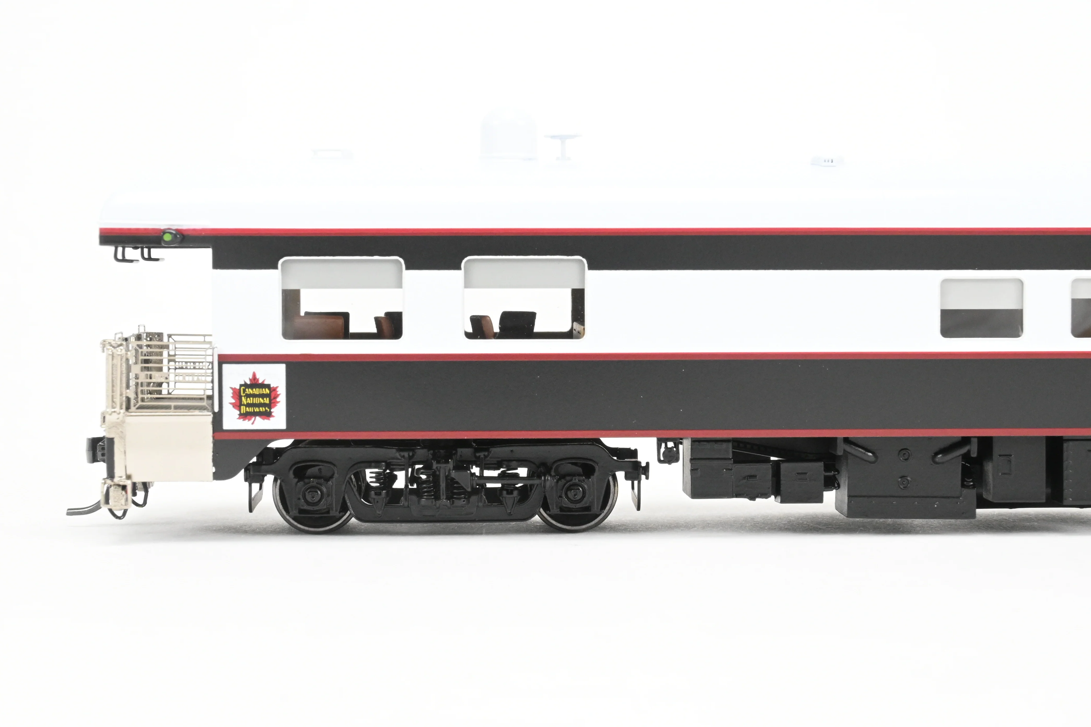 HO NEW Brass NBL - North Bank Line CNR - Canadian National Railway Business Car "Great Lakes” FP Black & White - Image 15