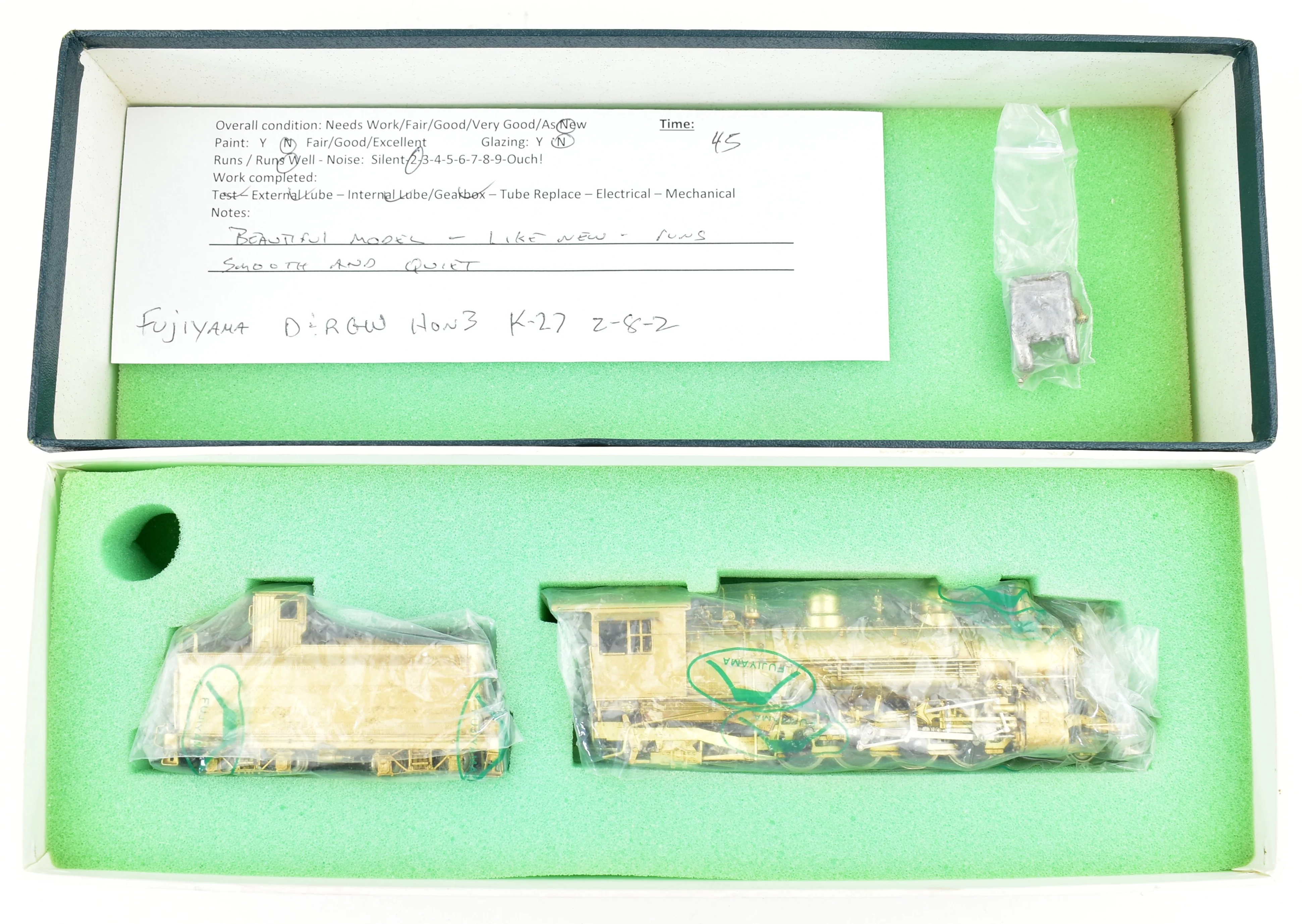 HOn3 Brass PFM - Fujiyama D&RGW - Denver & Rio Grande Western Class K-37 2-8-2 Mikado - Image 21