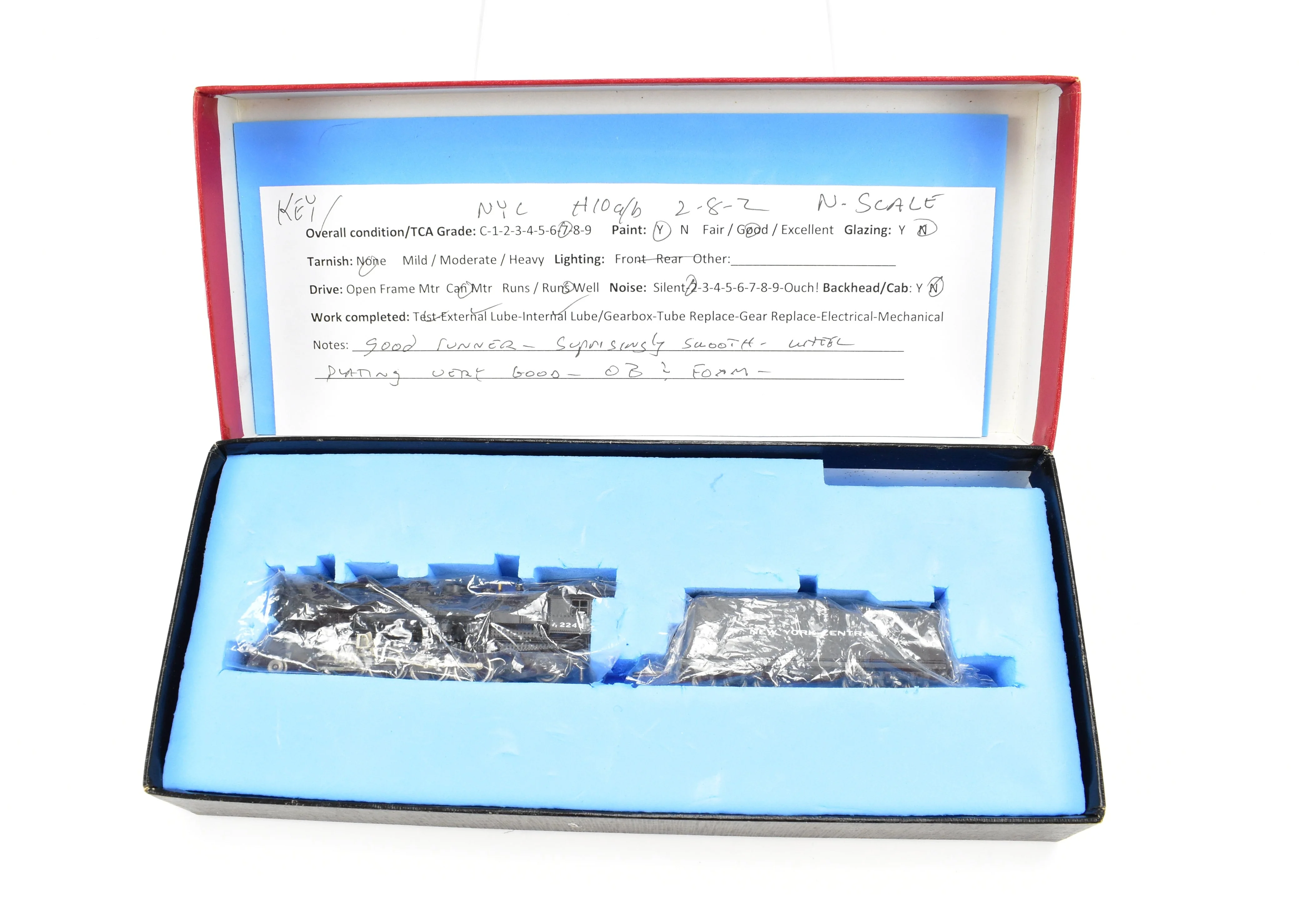 N Brass CON Key Imports NYC - New York Central H-10a 2-8-2 FP - Image 23