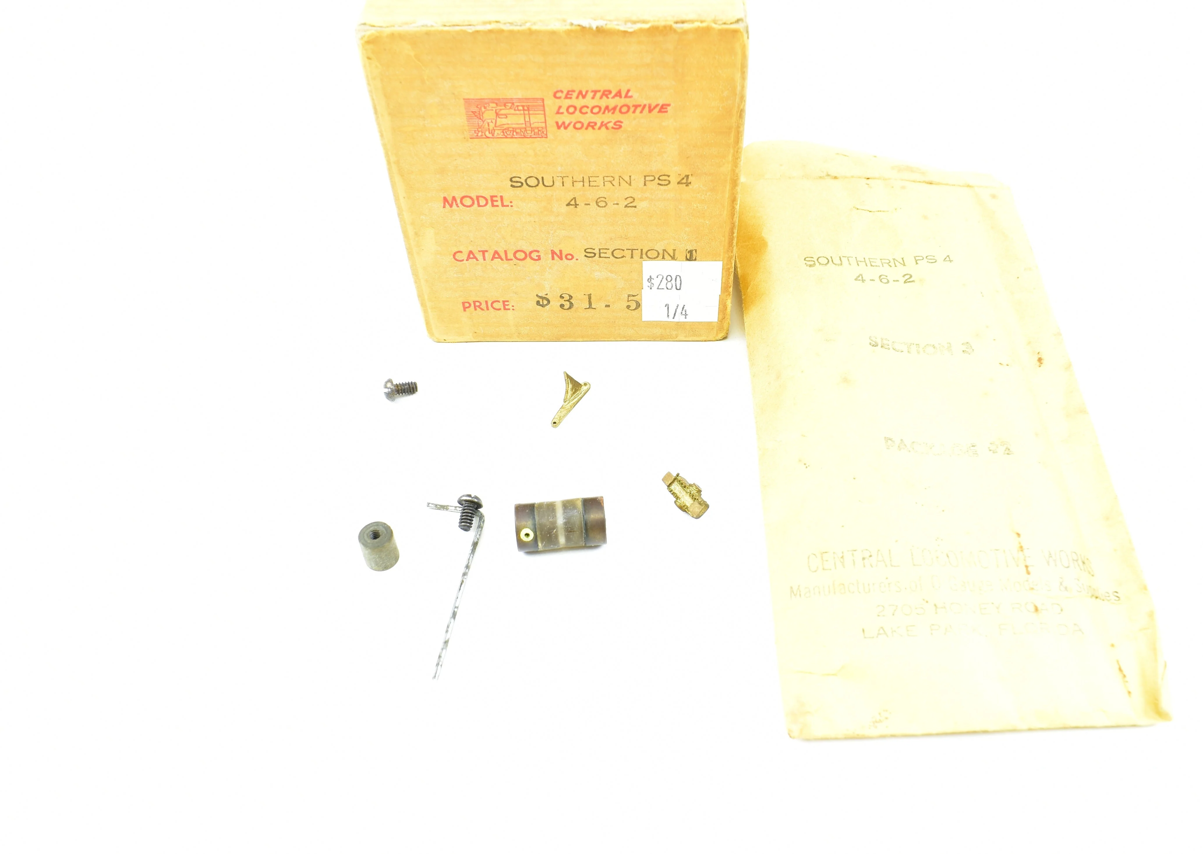 O Brass Central Locomotive Works SOU - Southern Railway PS-4 4-6-2 Pacific Kit Started AS-IS - Image 7