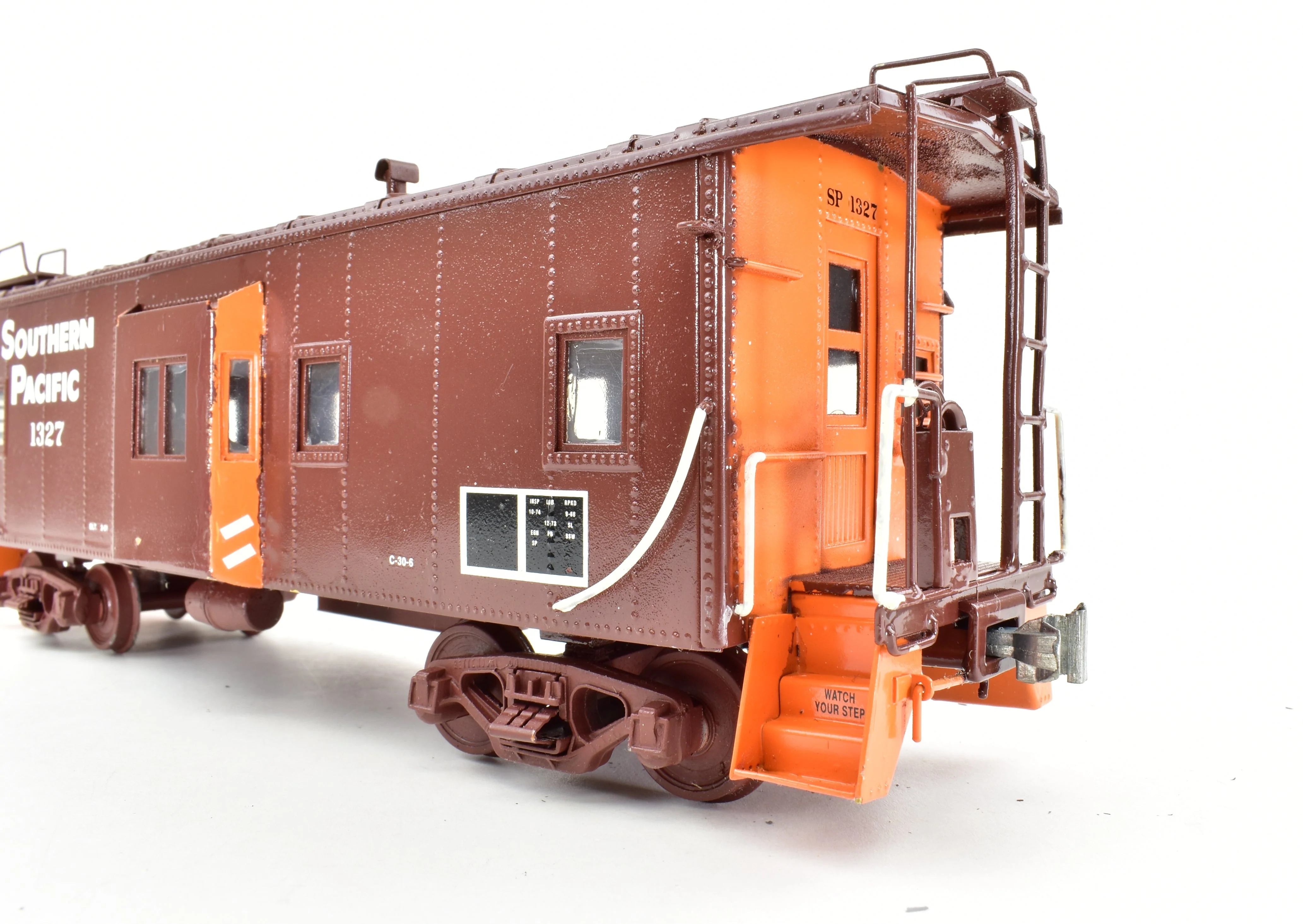 O Brass CON Max Gray SP - Southern Pacific Bay Window Caboose Custom Painted NO BOX - Image 12