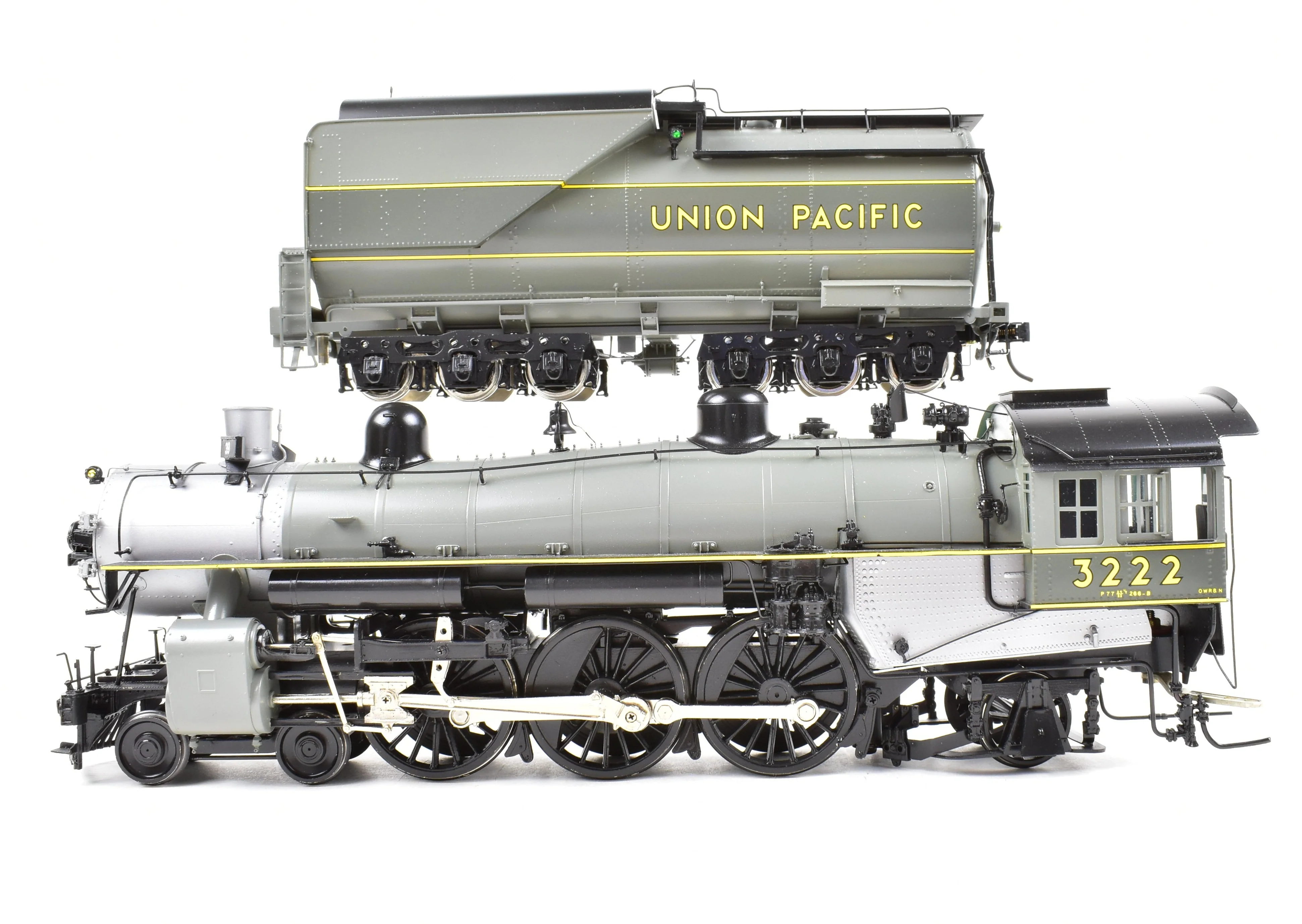 O Brass CON OMI - Overland Models, Inc. UP - Union Pacific 4-6-2 Pro-Painted TTG No. 3222 - Image 3