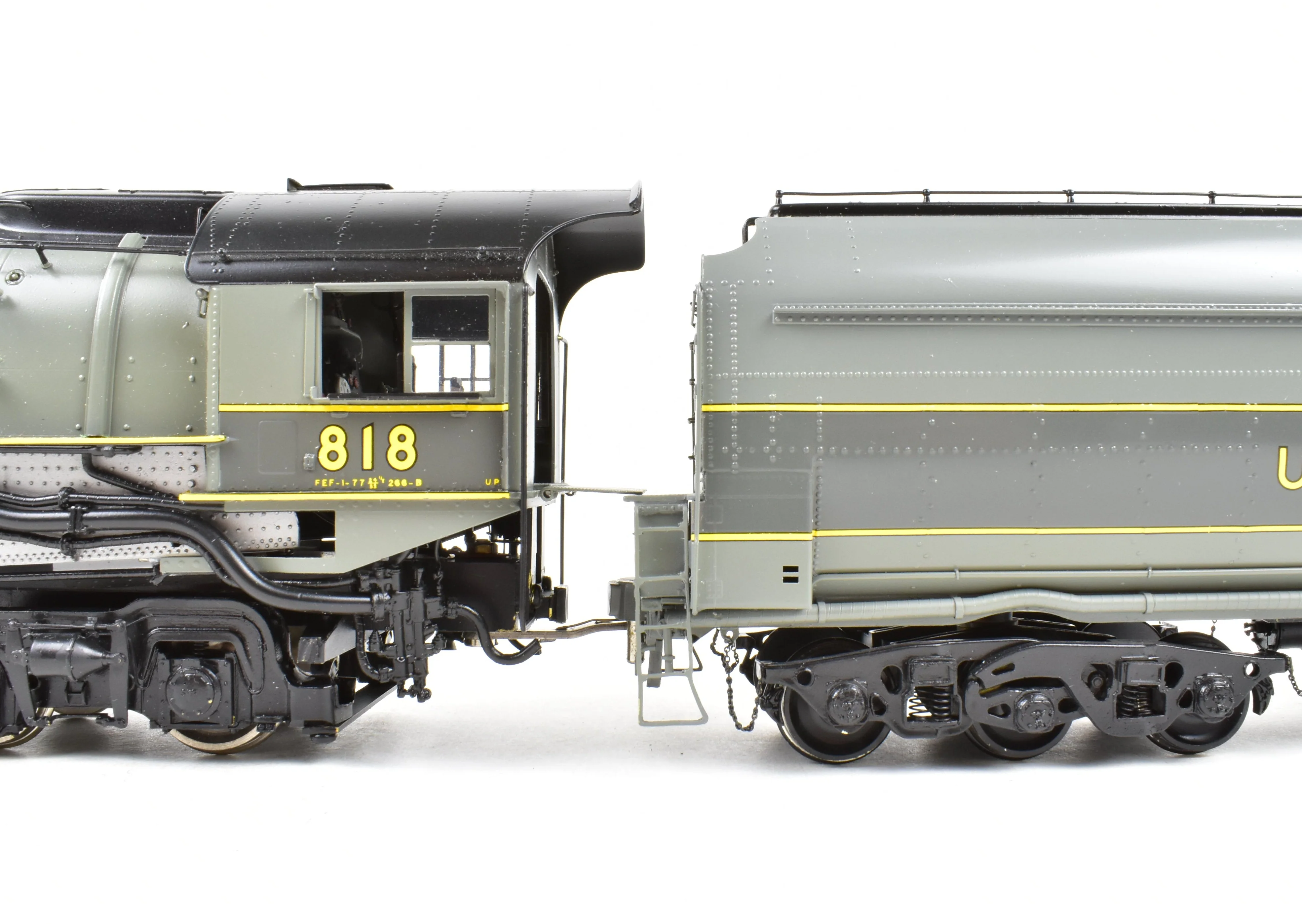 O Brass CON OMI - Overland Models, Inc. UP - Union Pacific FEF-1 4-8-4 Pro-Paint No. 818 TTG - Image 17
