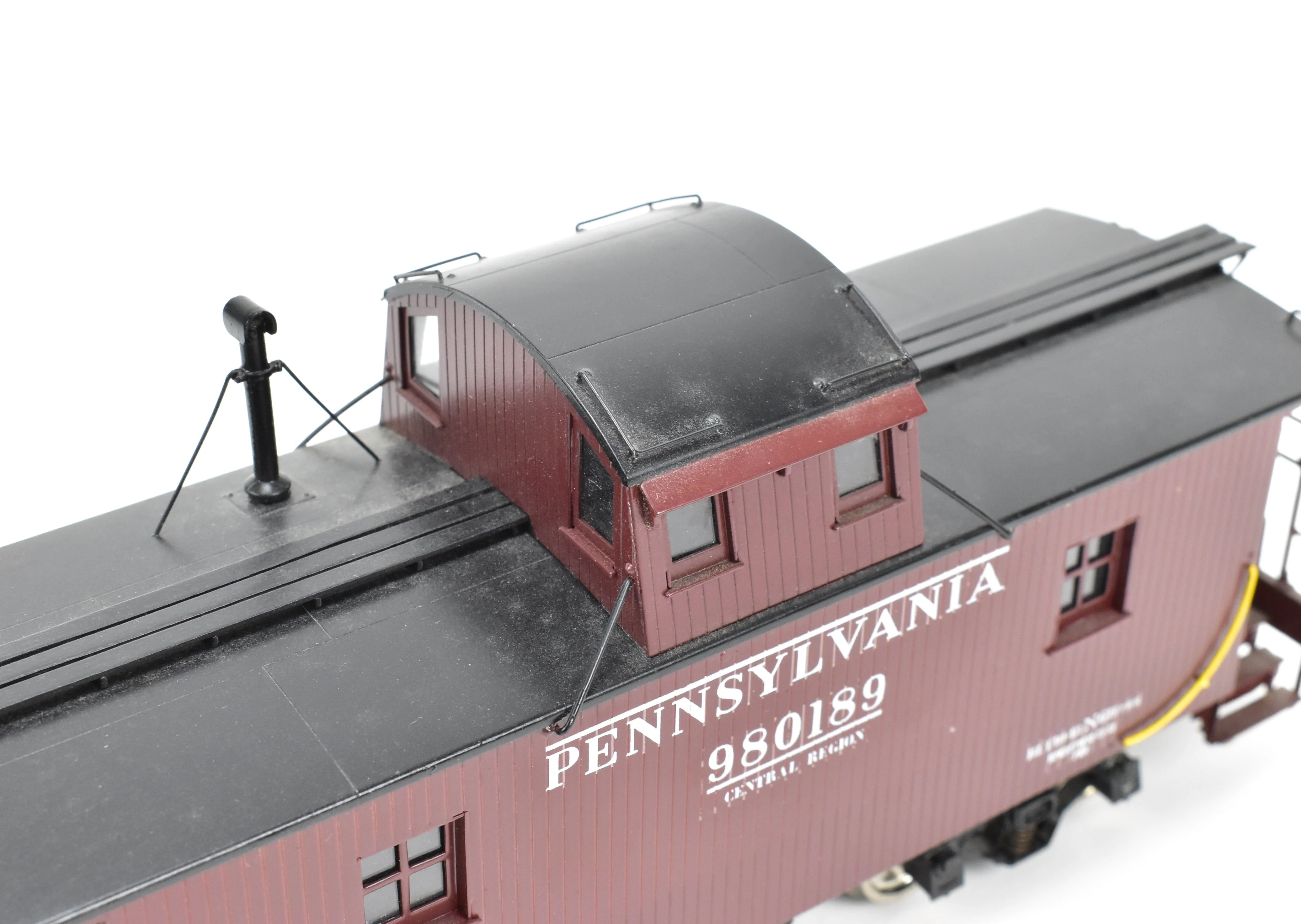 O Brass CON PSC - Precision Scale Co. PRR - Pennsylvania Railroad Cabin Car Class N6B Centered Cupola FP - Image 13