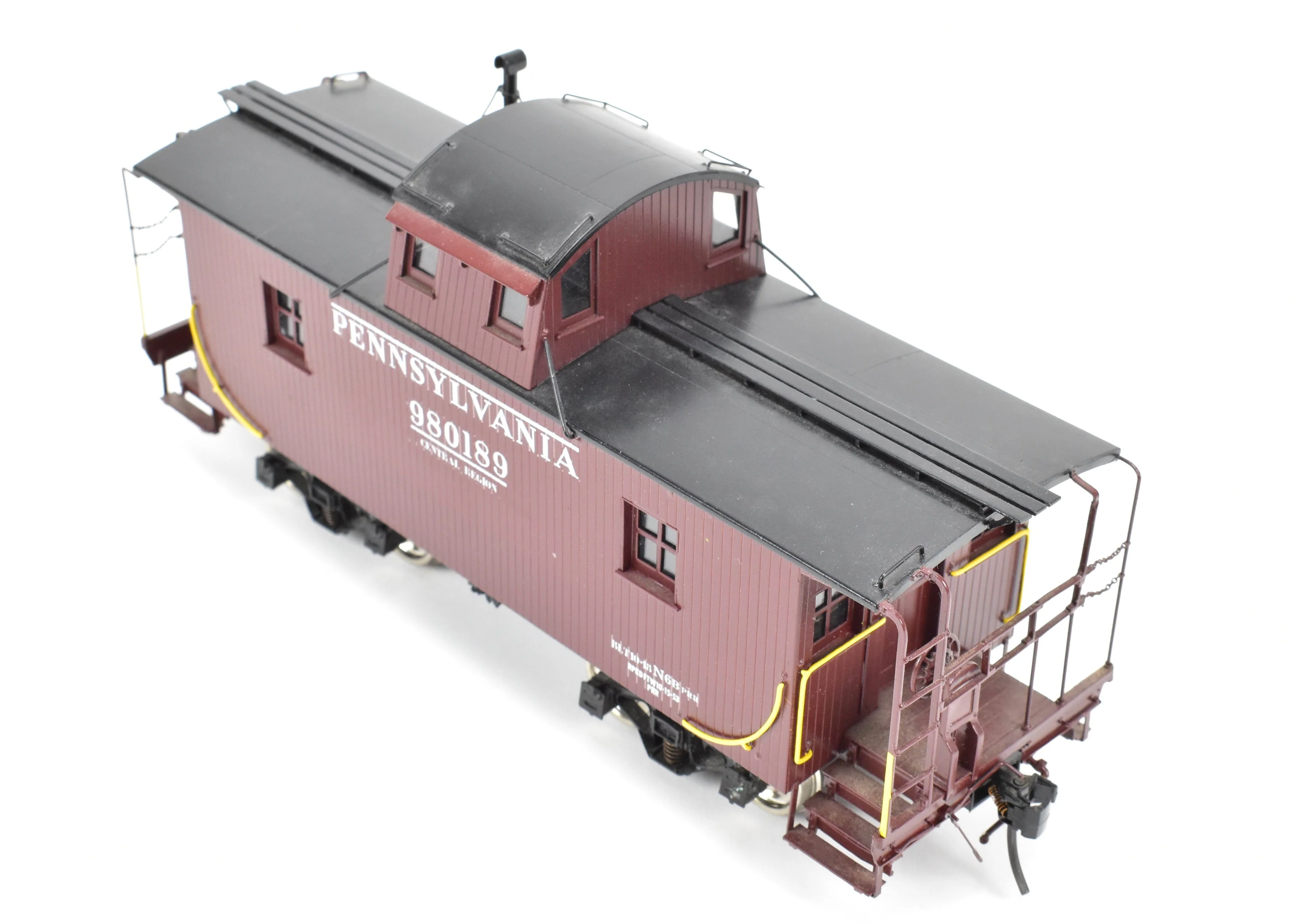 O Brass CON PSC - Precision Scale Co. PRR - Pennsylvania Railroad Cabin Car Class N6B Centered Cupola FP - Image 7