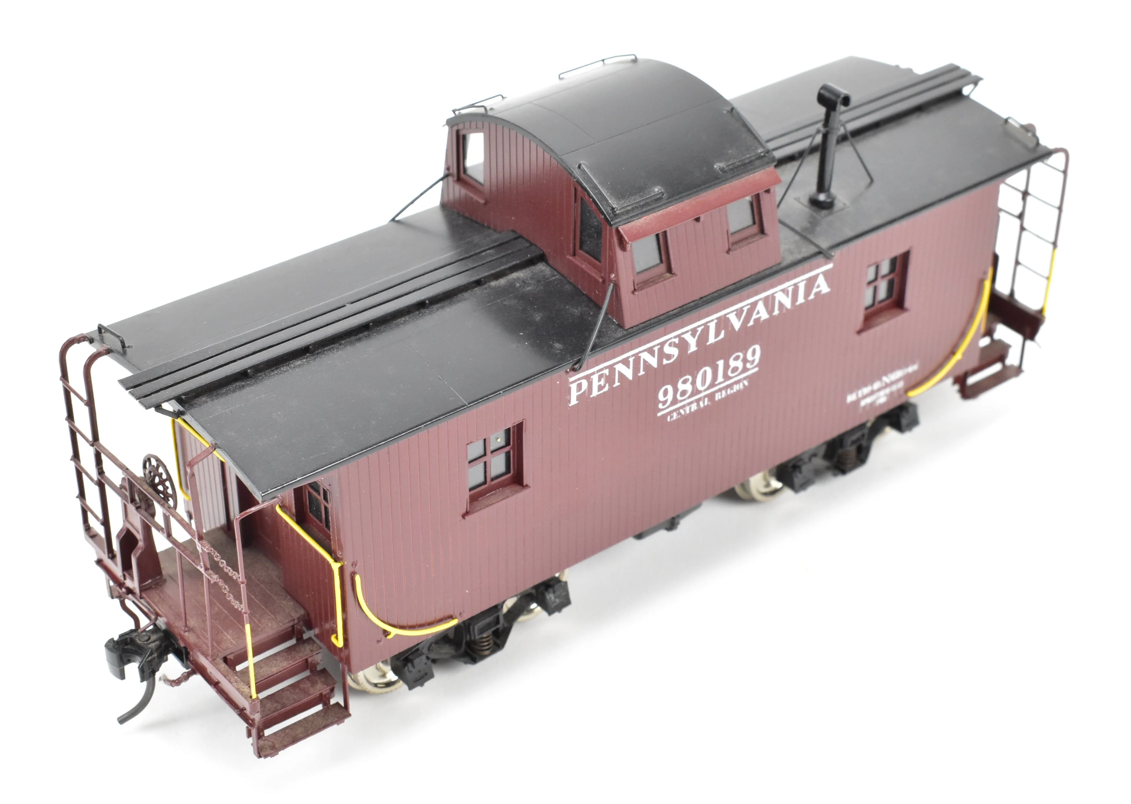 O Brass CON PSC - Precision Scale Co. PRR - Pennsylvania Railroad Cabin Car Class N6B Centered Cupola FP - Image 8