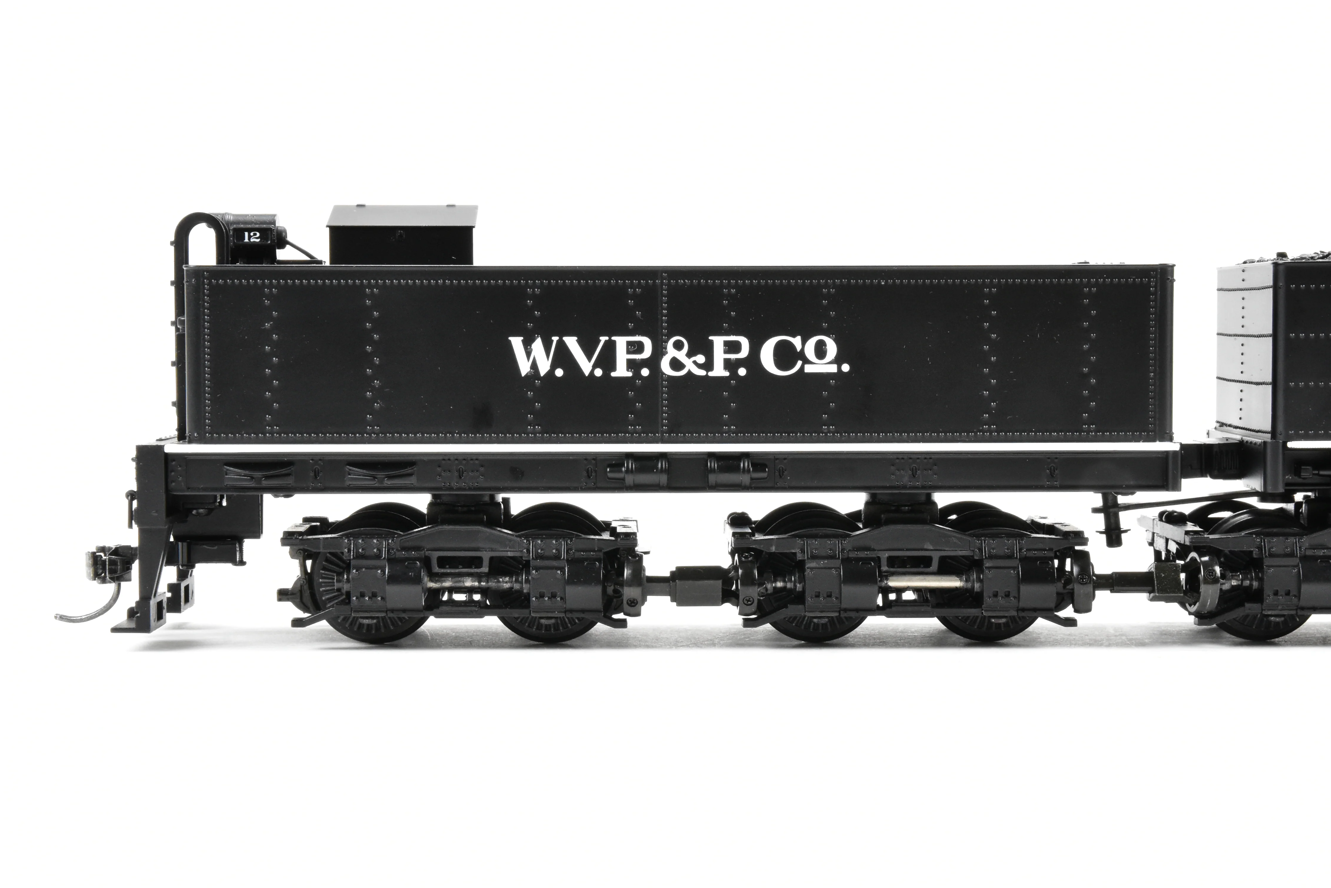 O Scale MTH - Mike's Train House Premier Diecast WVP&P - West Virginia Pulp & Paper Co. 4-Truck Shay Factory Painted No. 12 2-Rail Version - Image 12