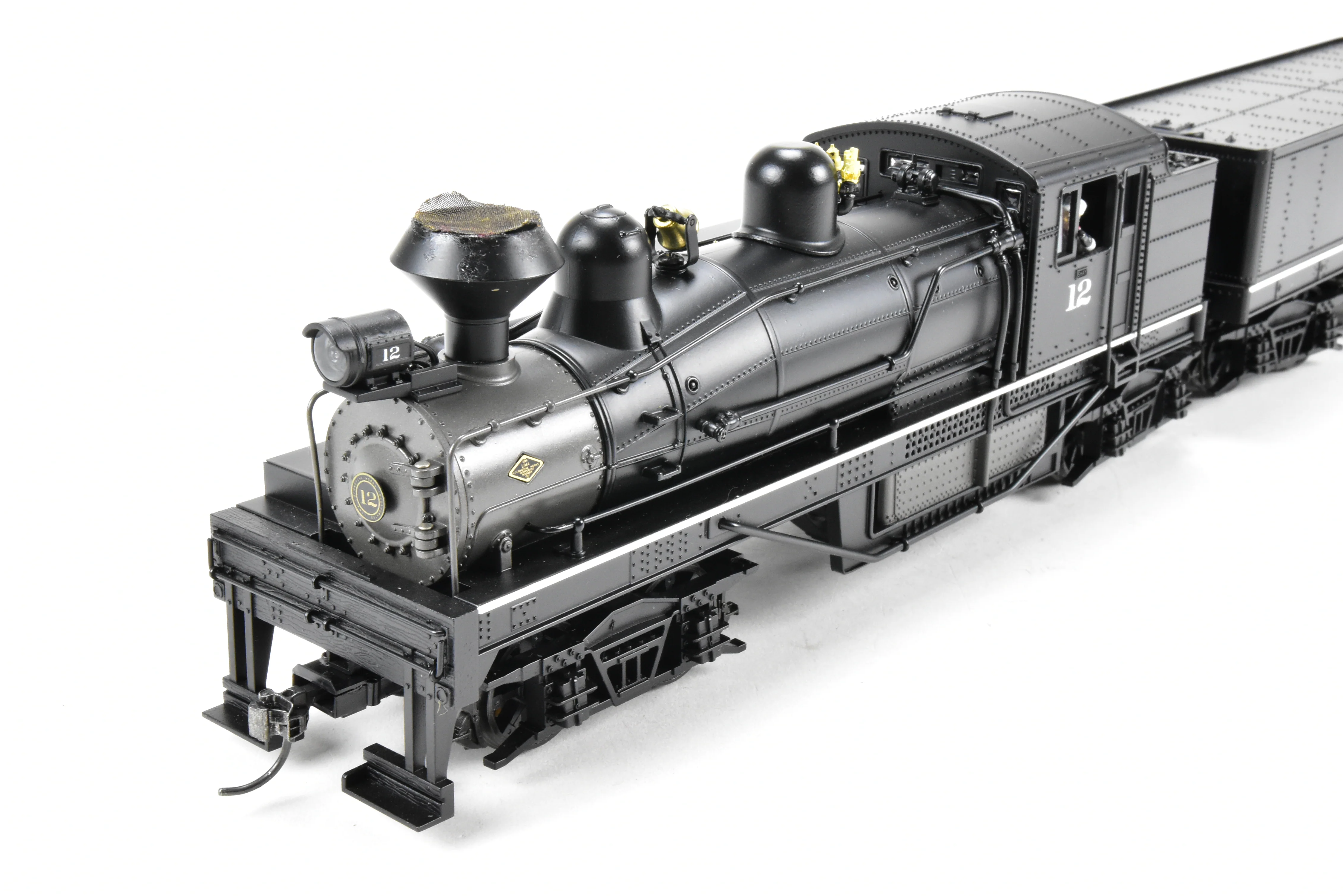 O Scale MTH - Mike's Train House Premier Diecast WVP&P - West Virginia Pulp & Paper Co. 4-Truck Shay Factory Painted No. 12 2-Rail Version - Image 15